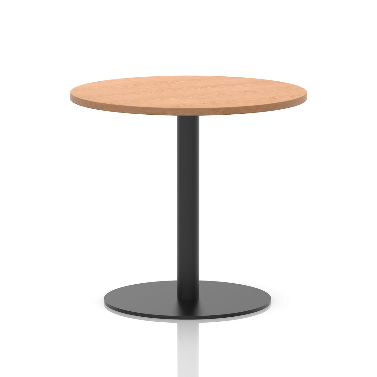 Tavren Round Poseur Table – Black Base - Industrious Decor