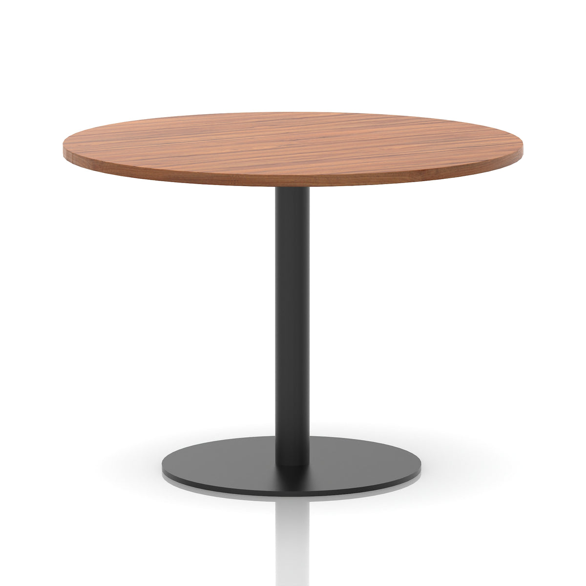Tavren Round Poseur Table – Black Base - Industrious Decor