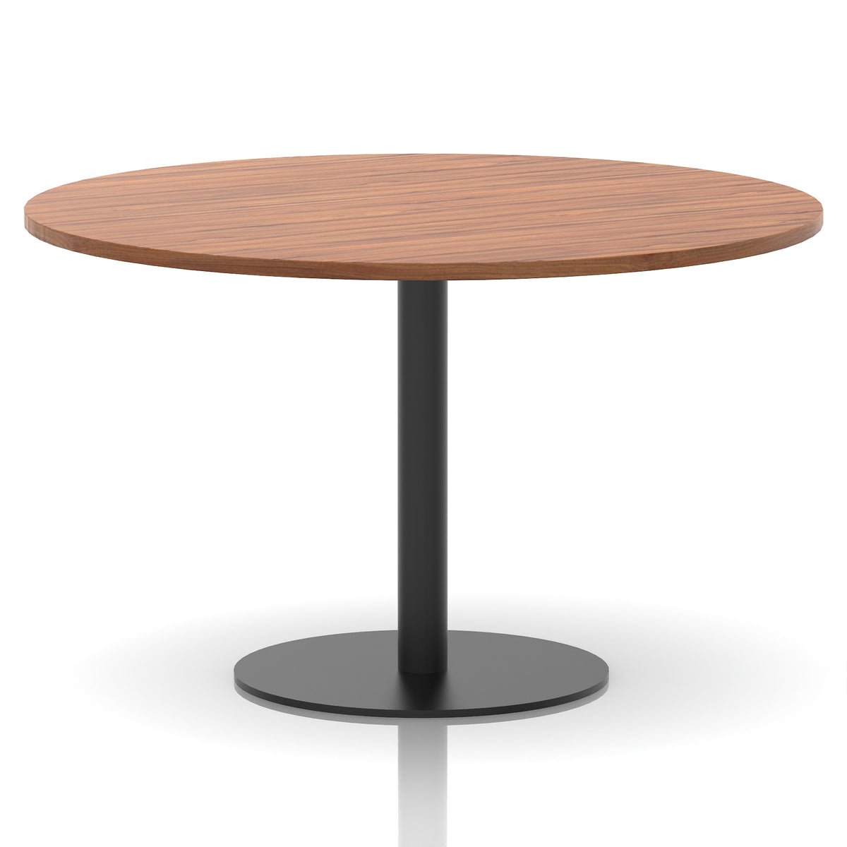 Tavren Round Poseur Table – Black Base - Industrious Decor