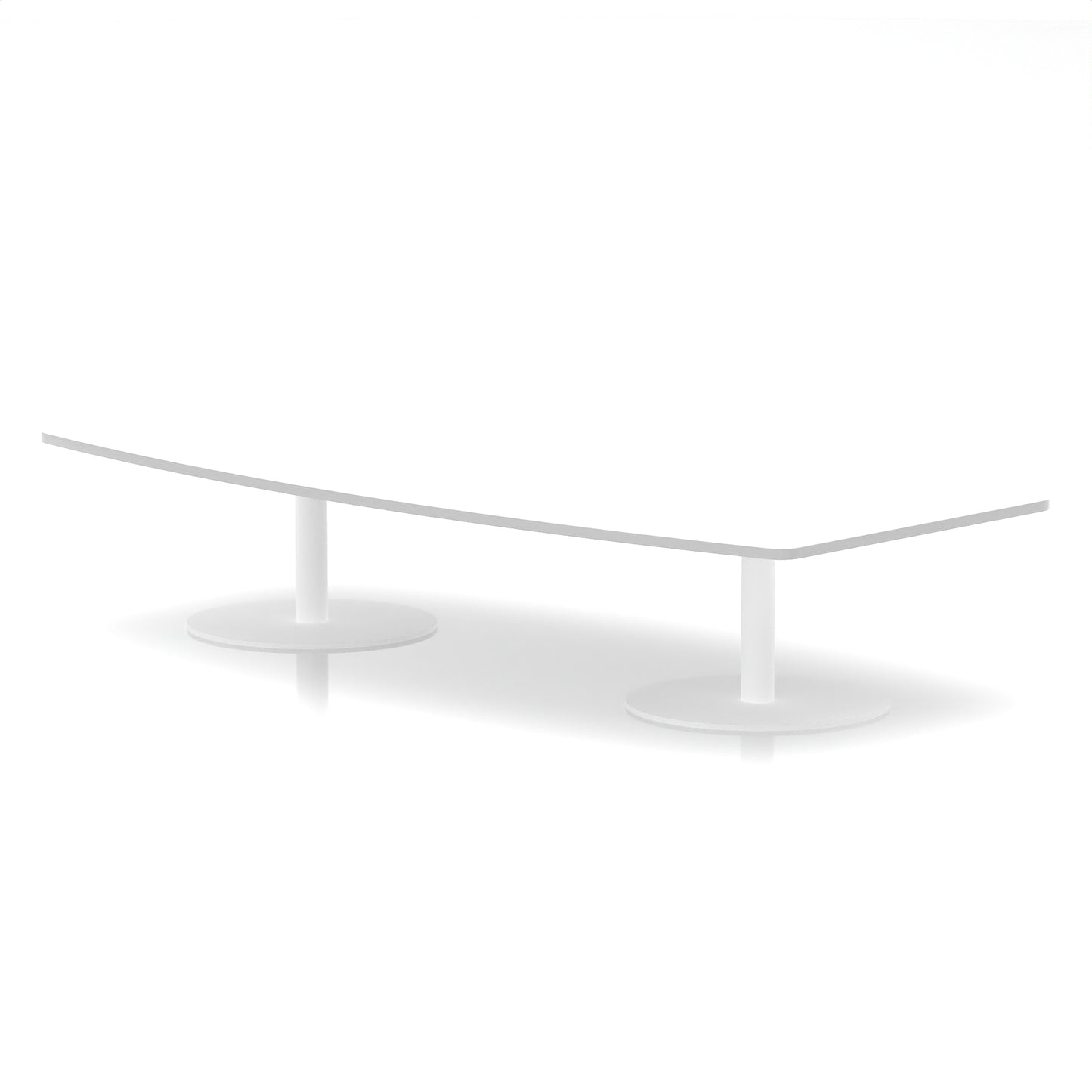 Italia High Gloss Boardroom Coffee Table White 2400 White - Industrious Decor