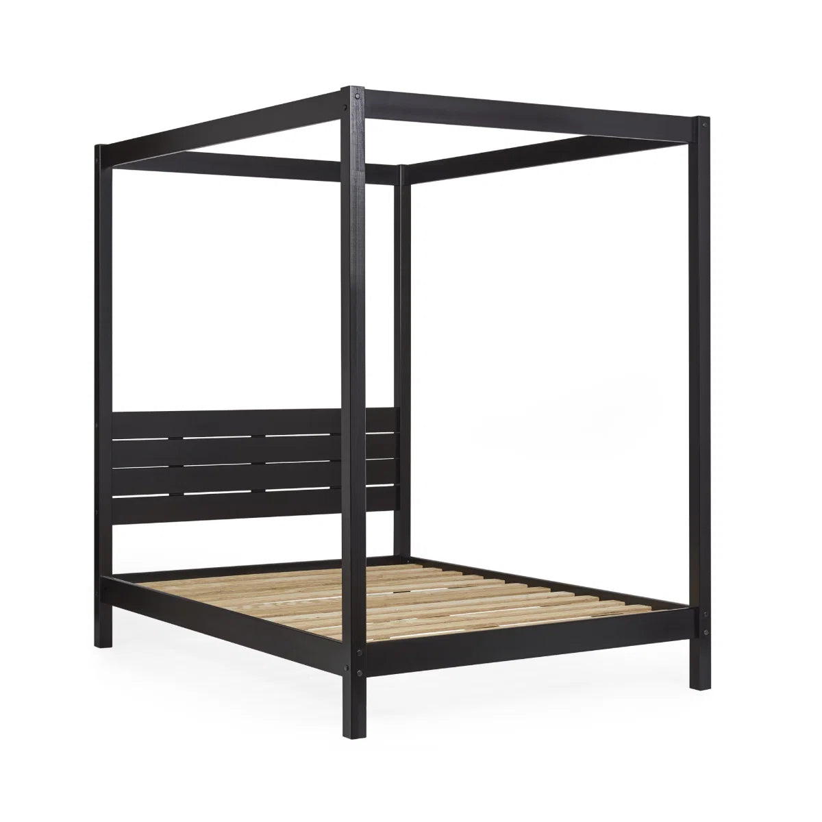 Isla Canopy Bed | Premium Four-Poster Bed Frame - Industrious Decor
