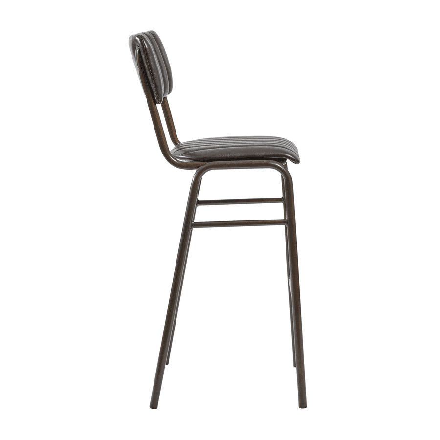 Islington High Stacking Bar Stool - Industrious Decor