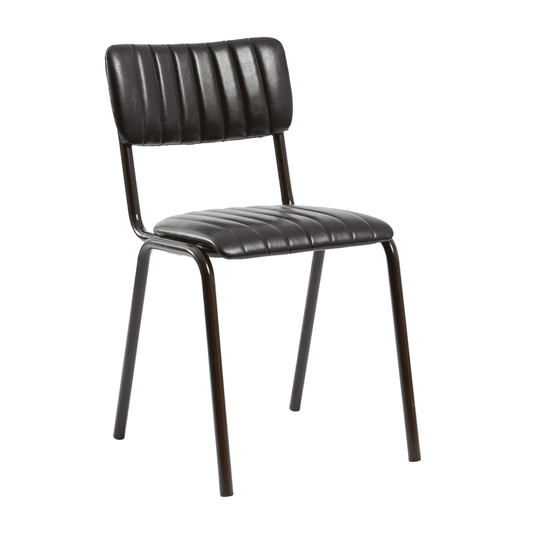 Islington Stack Chair - Crib 5 Vintage Black - Industrious Decor