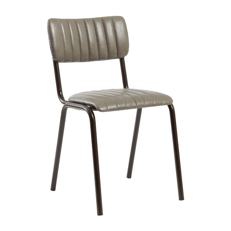 Islington Stack Chair - Crib 5 Vintage Grey - Industrious Decor