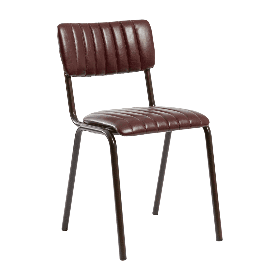 Islington Stack Chair - Crib 5 Vintage Red - Industrious Decor