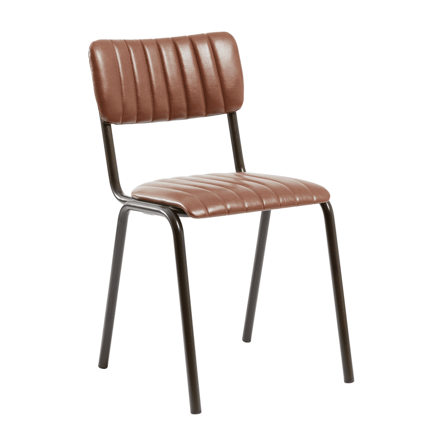 Islington Stack Chair - Crib 5 Vintage Tan - Industrious Decor