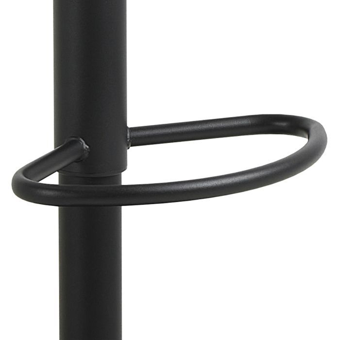 Industrial Bar Stool with Bentwood Back - Industrious Decor