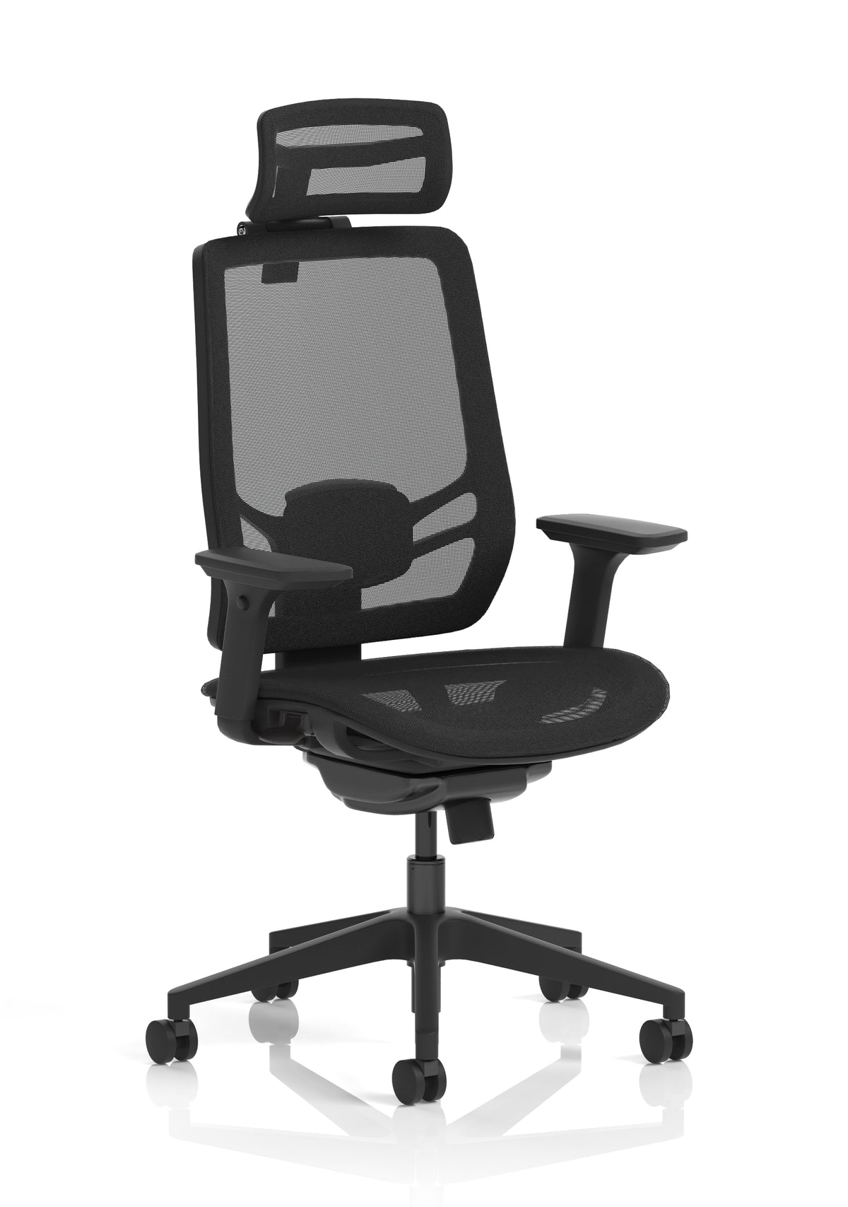 Halsey 24Hr High Back Mesh Ergonomic Task Chair with Arms Mesh With Headrest - Industrious Decor