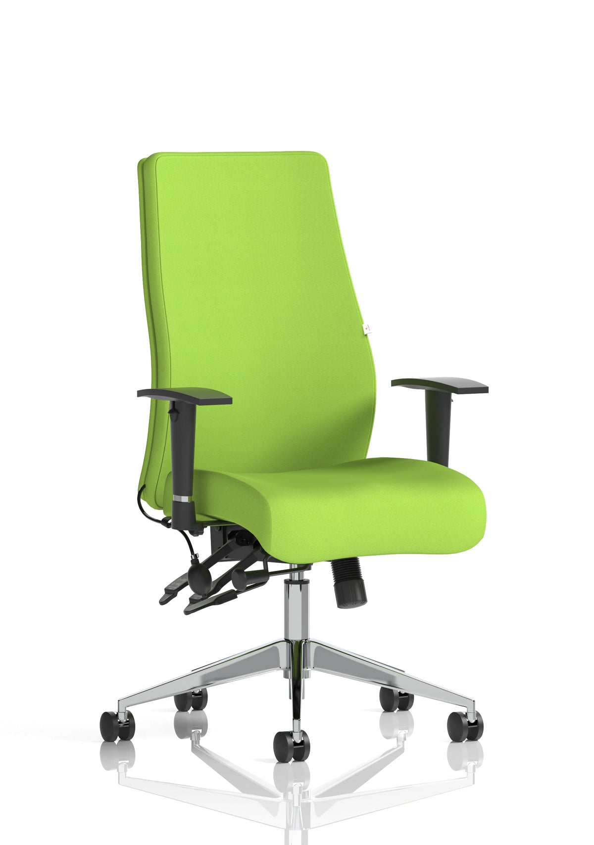 Silverton 24Hr High Back Ergonomic Task Chair | Independent Tilt | Adjustable Lumbar & Headrest Bespoke Myrrh Green Matching Bespoke Colour None - Industrious Decor