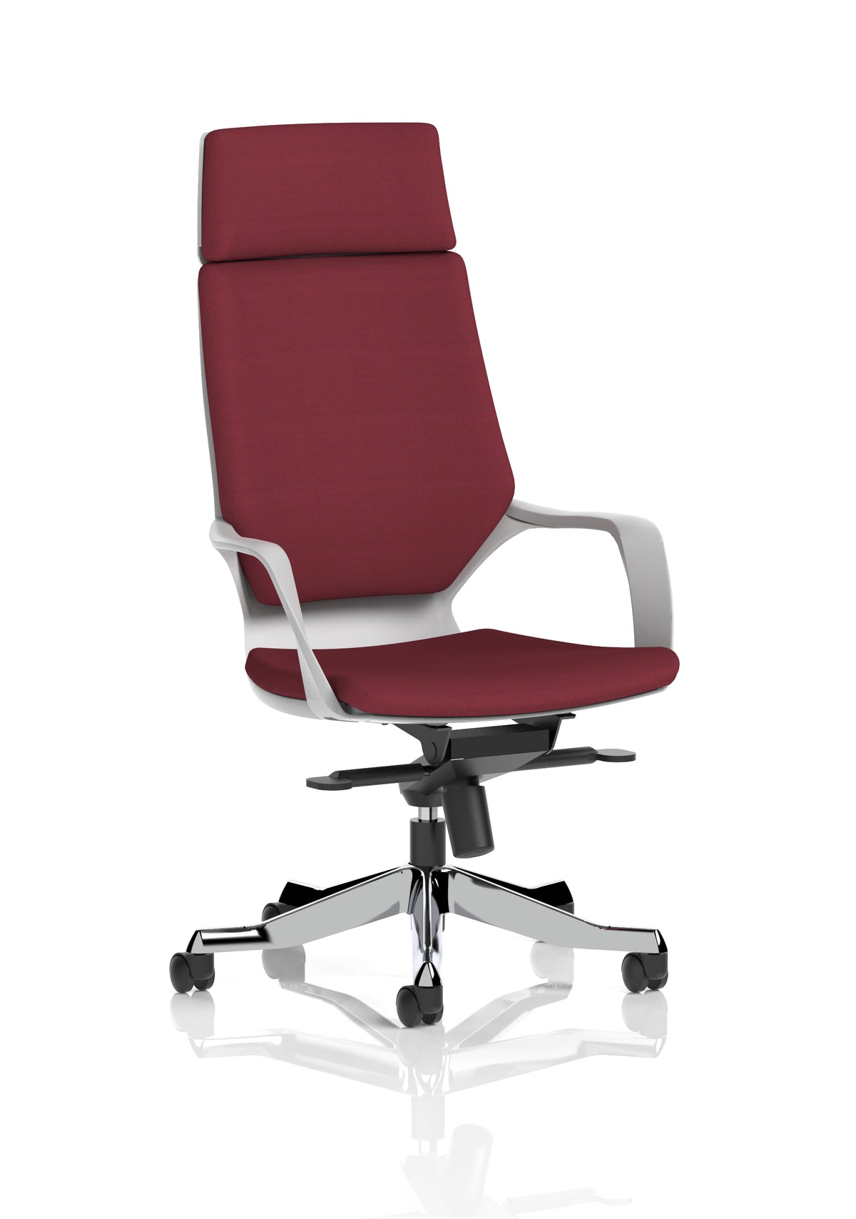 Oakridge High Back Executive Office Chair with Arms Bespoke Ginseng Chilli - Industrious Decor