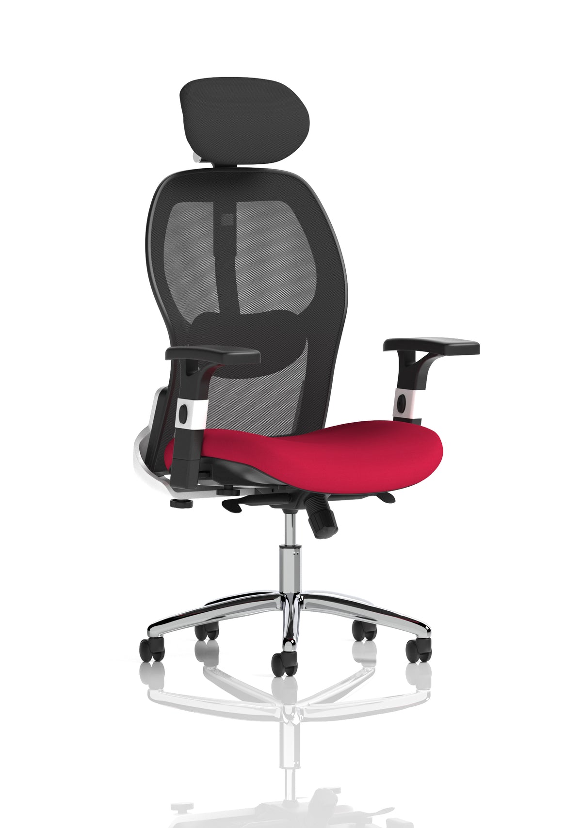 Marchbanks High Mesh Back Executive Office Chair Bespoke Bergamot Cherry - Industrious Decor