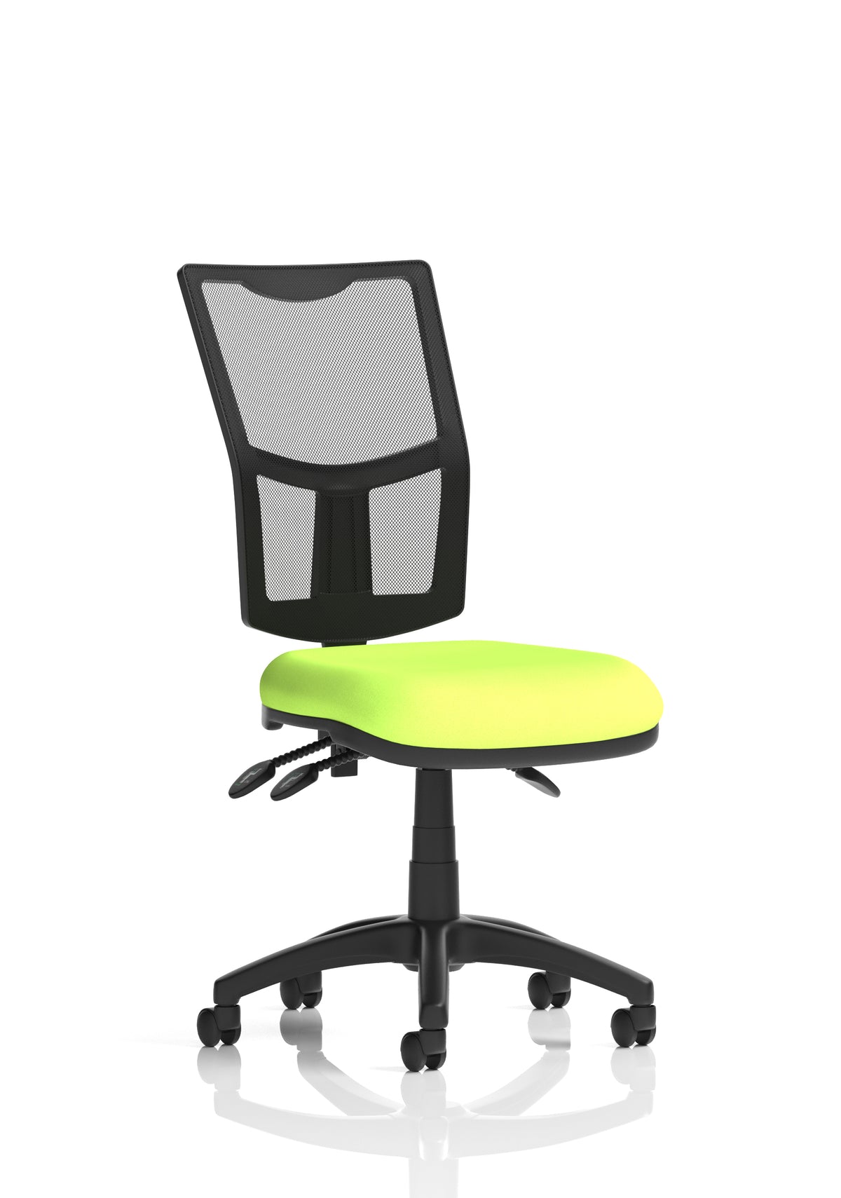 Windham Medium Back Mesh Task Chair | Gas Height | Independent Tilt | Height Adjustable Back Bespoke Myrrh Green None - Industrious Decor