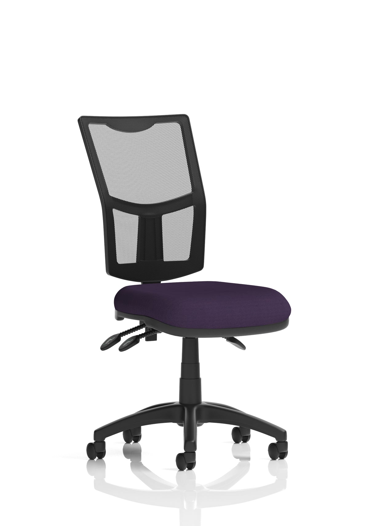 Windham Medium Back Mesh Task Chair | Gas Height | Independent Tilt | Height Adjustable Back Bespoke Tansy Purple None - Industrious Decor