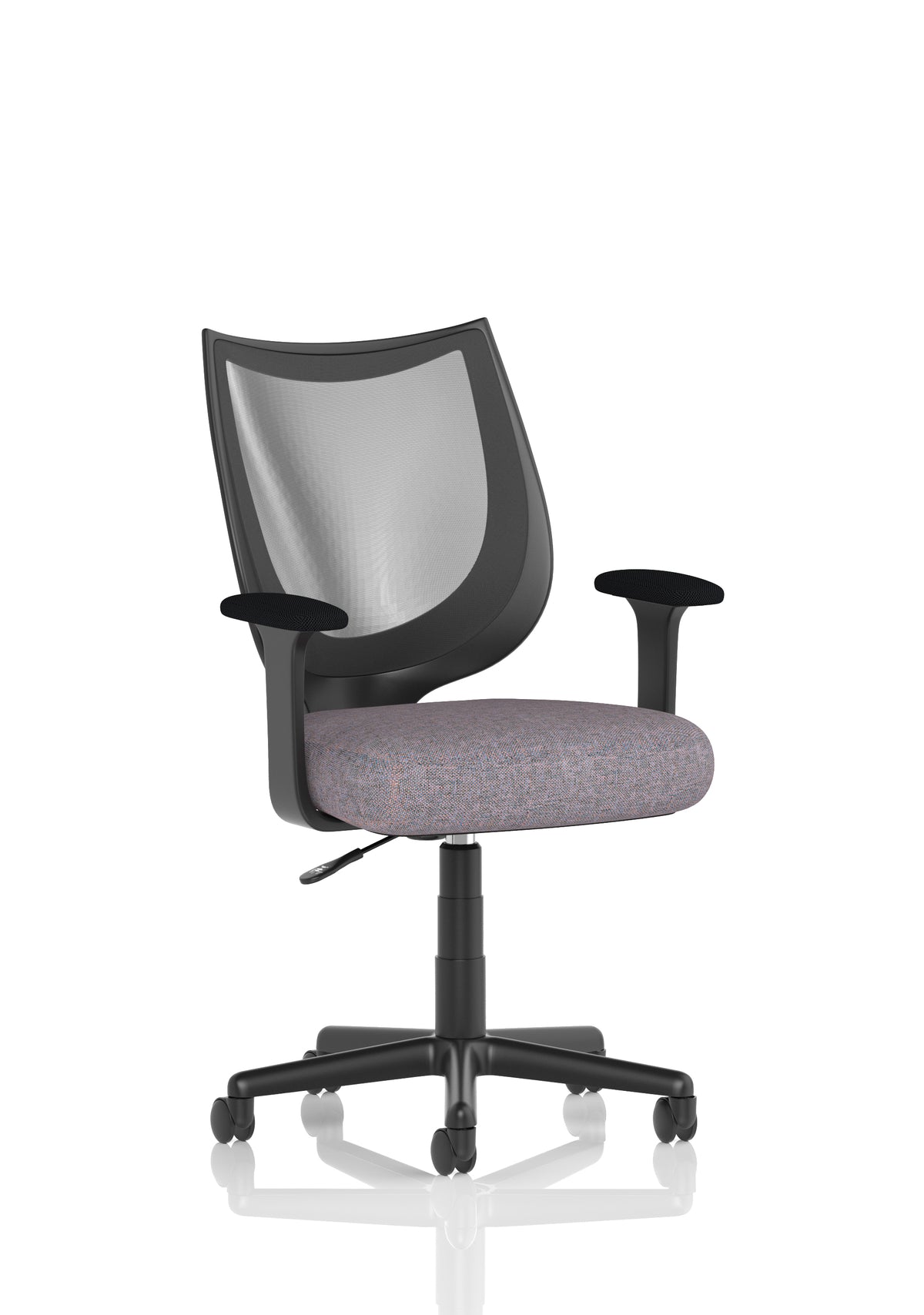 Winslet Medium Back Mesh Task Chair | Gas Height Adjustment | Fixed Arms Bespoke Rivet Fuse - Industrious Decor
