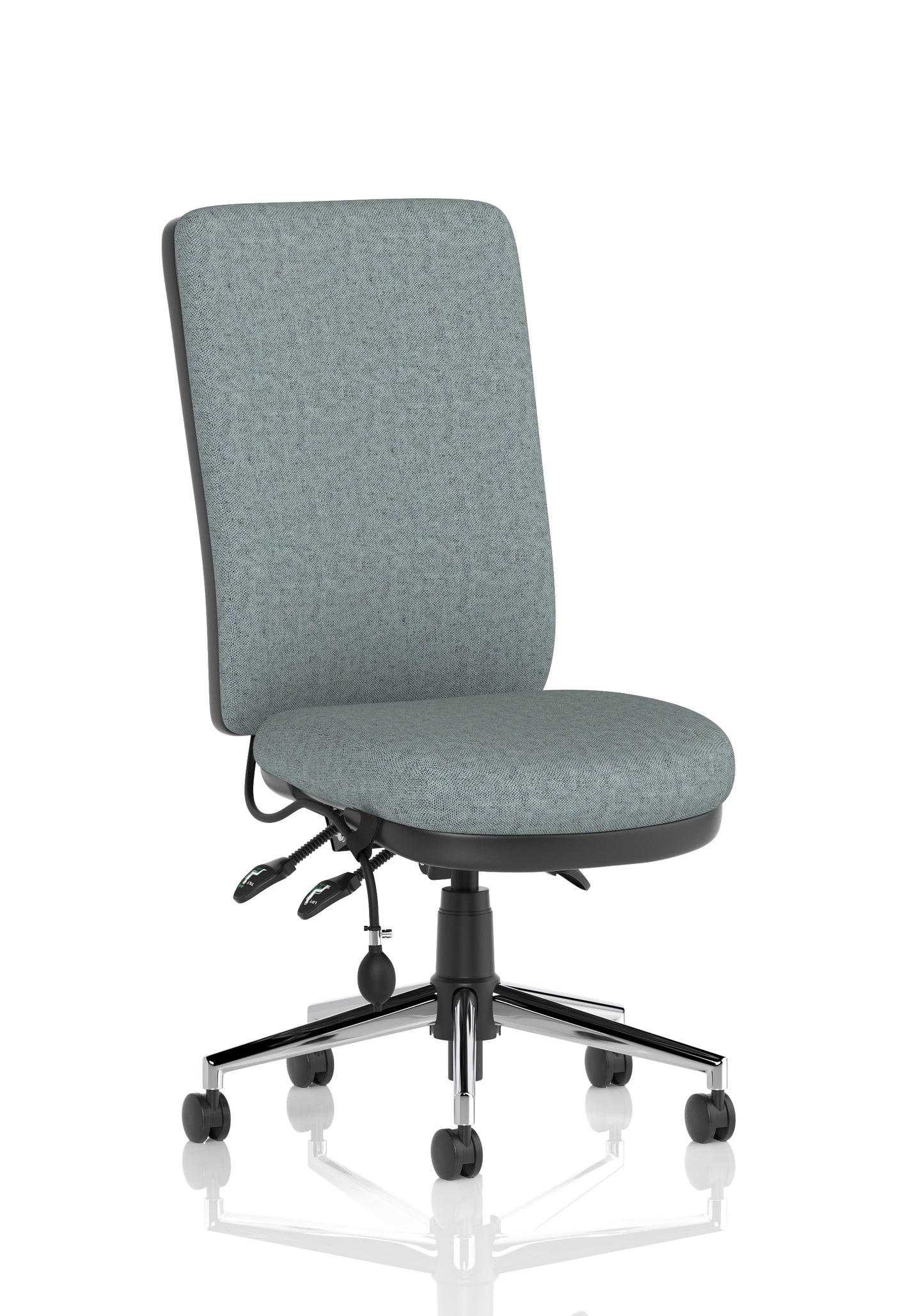 Chiro High Back Task Operator Office Chair Bespoke Rivet Tensile None Matching Bespoke Colour - Industrious Decor