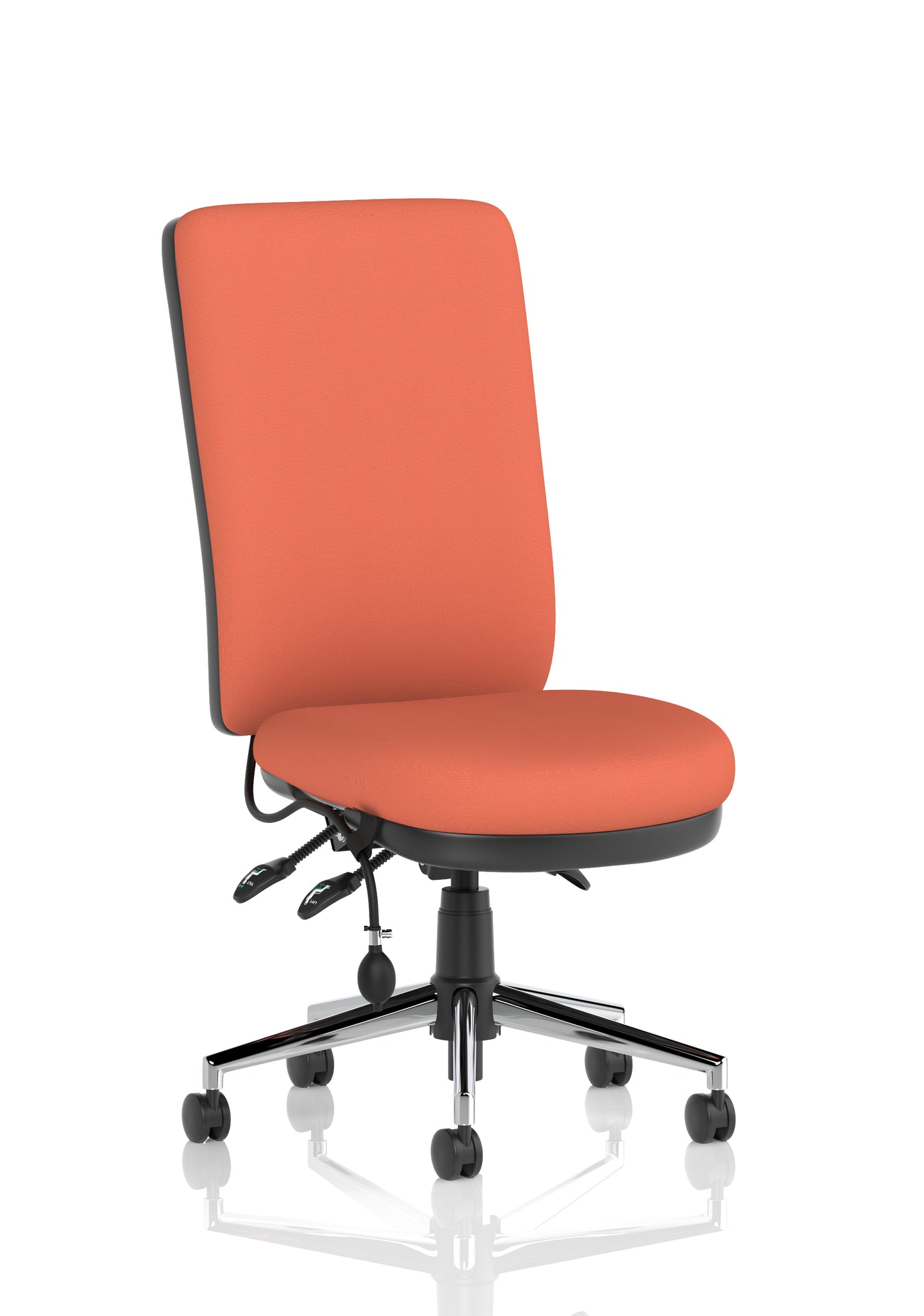 Chiro High Back Task Operator Office Chair Bespoke Quest Crab None Matching Bespoke Colour - Industrious Decor