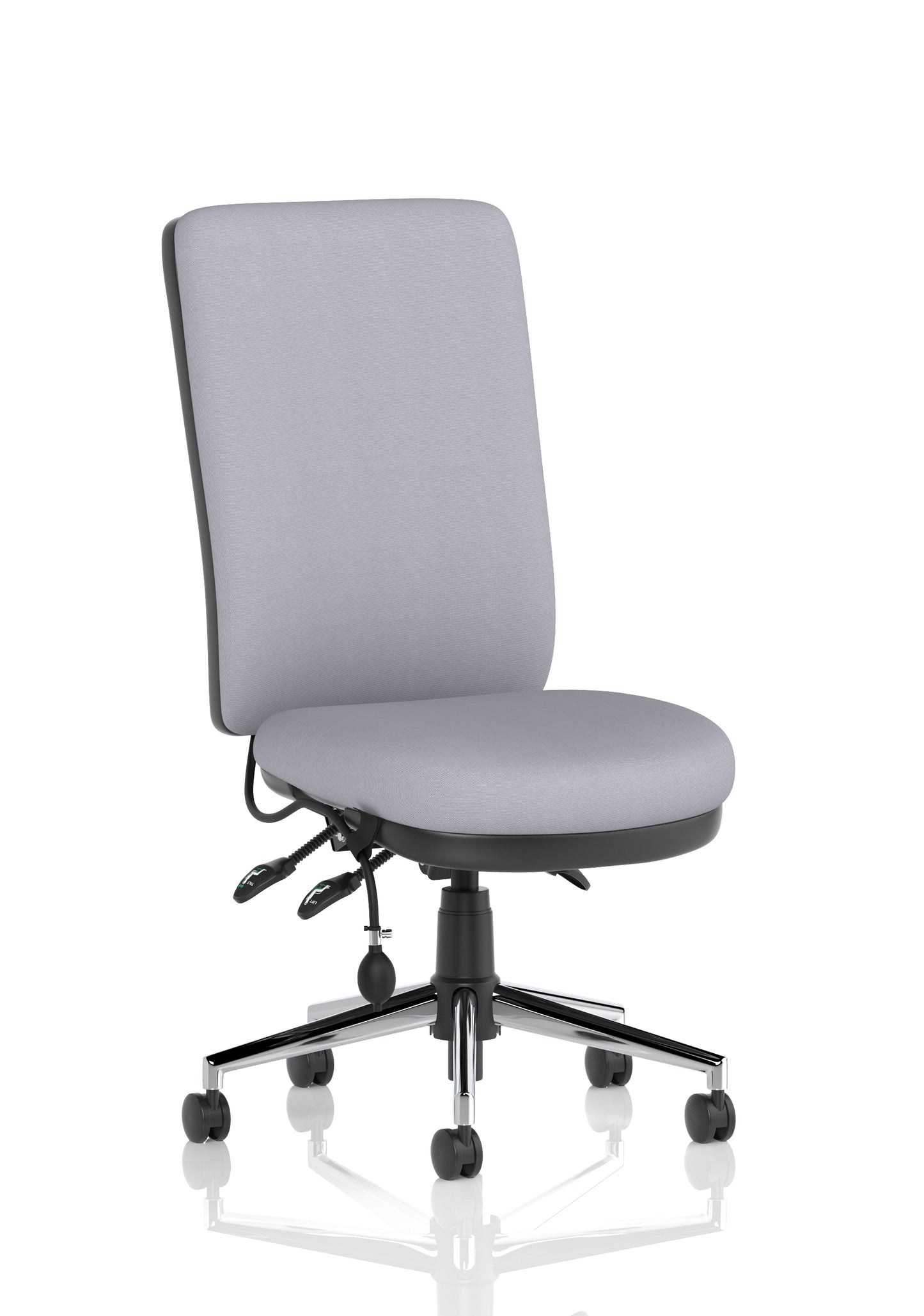 Chiro High Back Task Operator Office Chair Bespoke Quest Shell None Matching Bespoke Colour - Industrious Decor