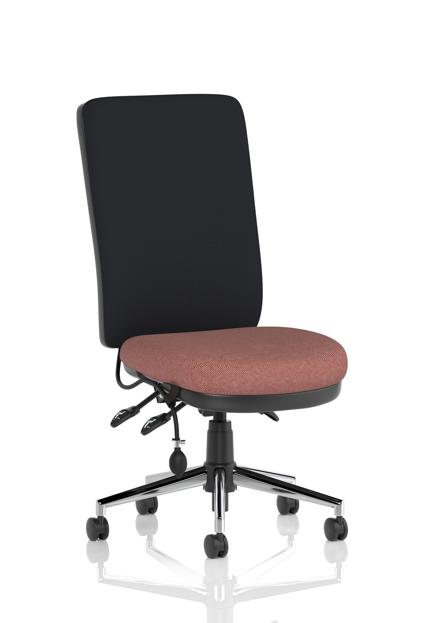 Chiro High Back Task Operator Office Chair Bespoke Rivet Forge None Black - Industrious Decor