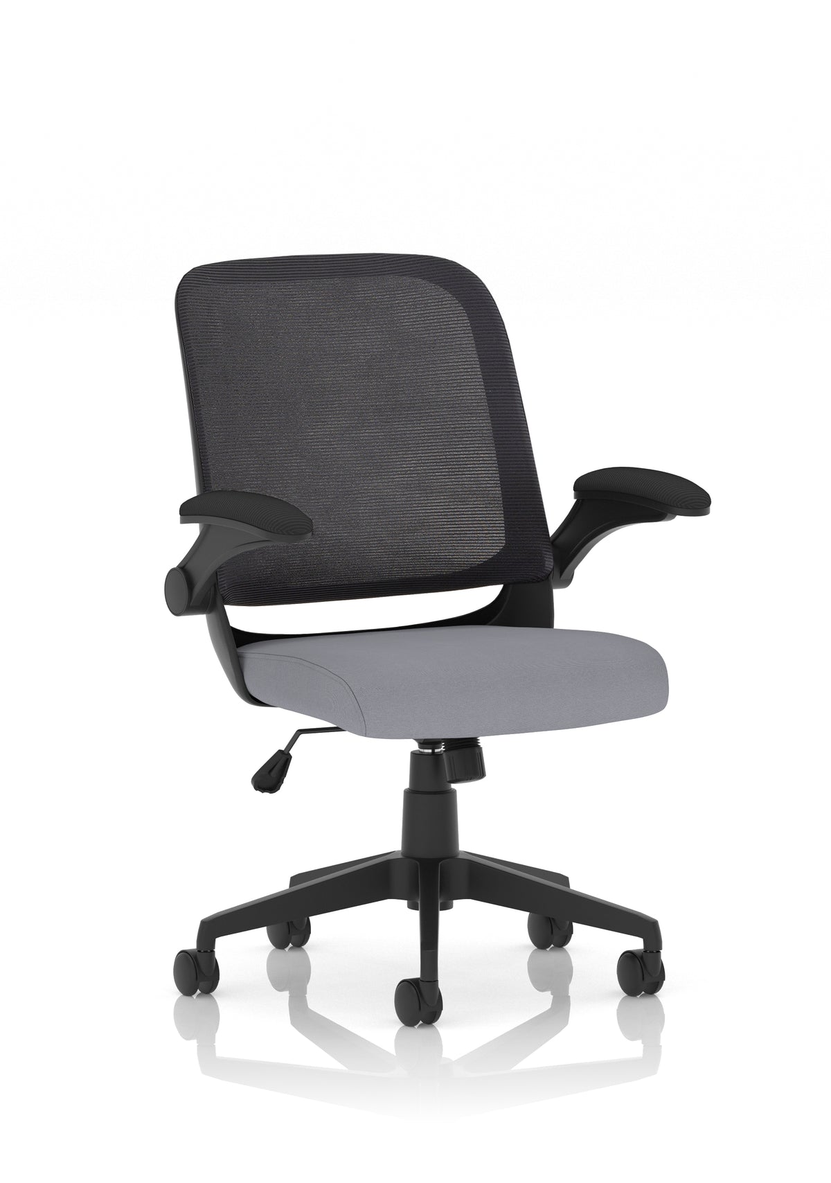 Crew Task Operator Mesh Chair With Folding Arms Bespoke Quest Shell - Industrious Decor