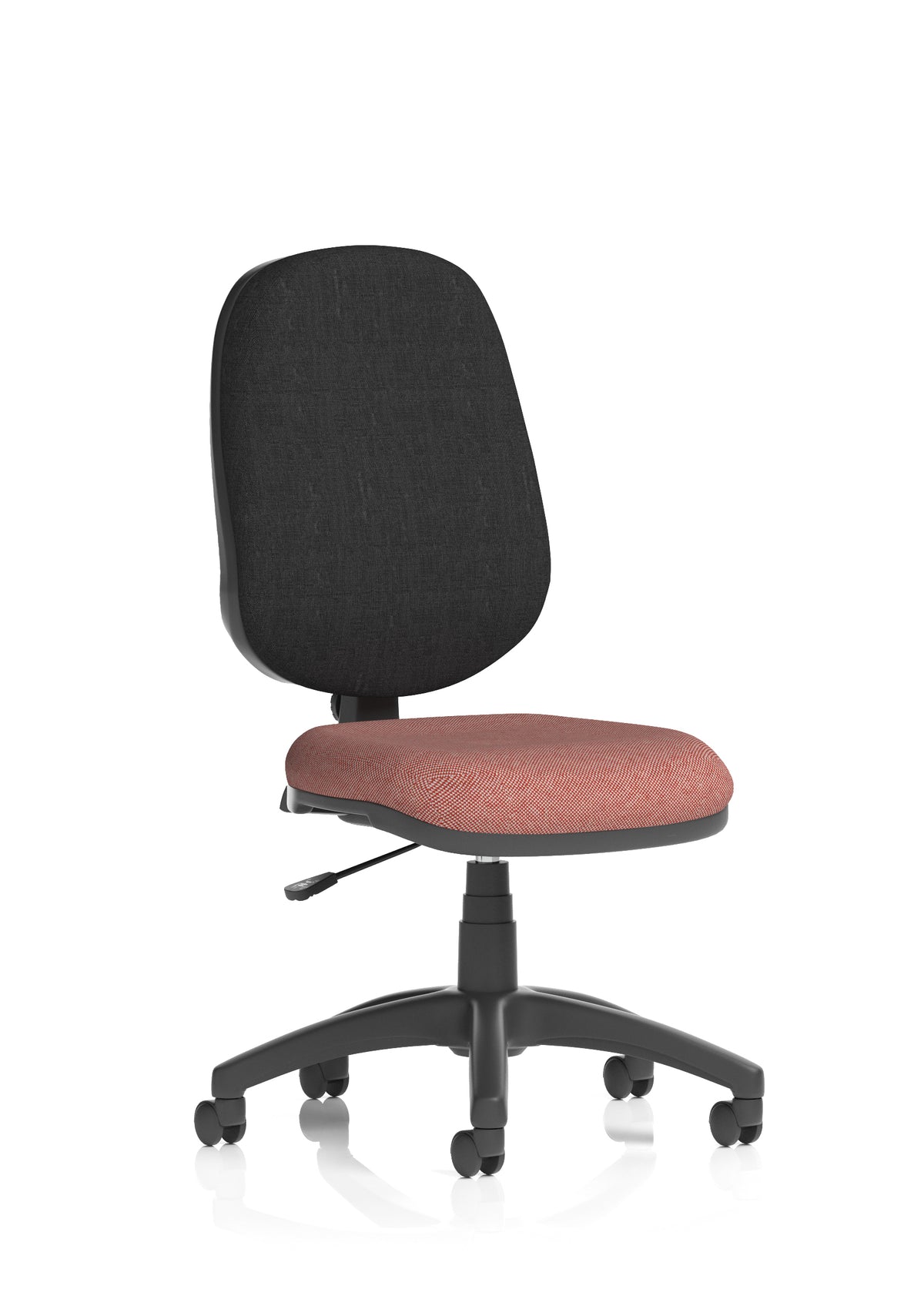 Norwood Medium Back Task Operator Office Chair Bespoke Rivet Forge Fabric Black None - Industrious Decor