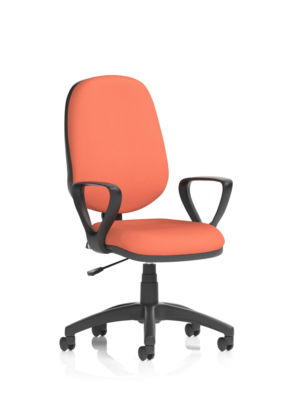 Norwood Medium Back Task Operator Office Chair Bespoke Quest Crab Fabric Matching Bespoke Colour With Loop Arms - Industrious Decor