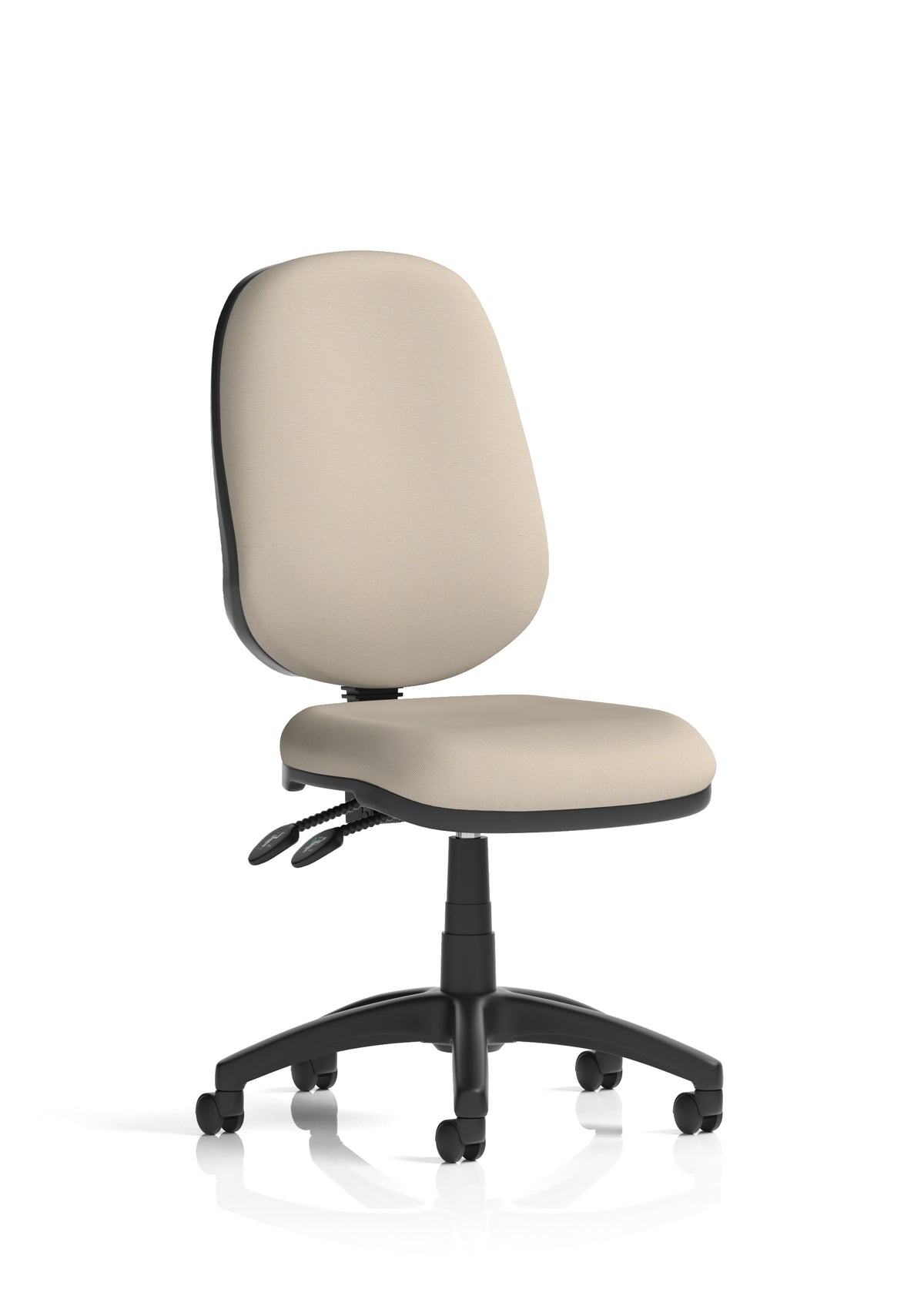 Ives Medium Back Task Operator Office Chair Bespoke Quest Salt Matching Bespoke Colour None - Industrious Decor