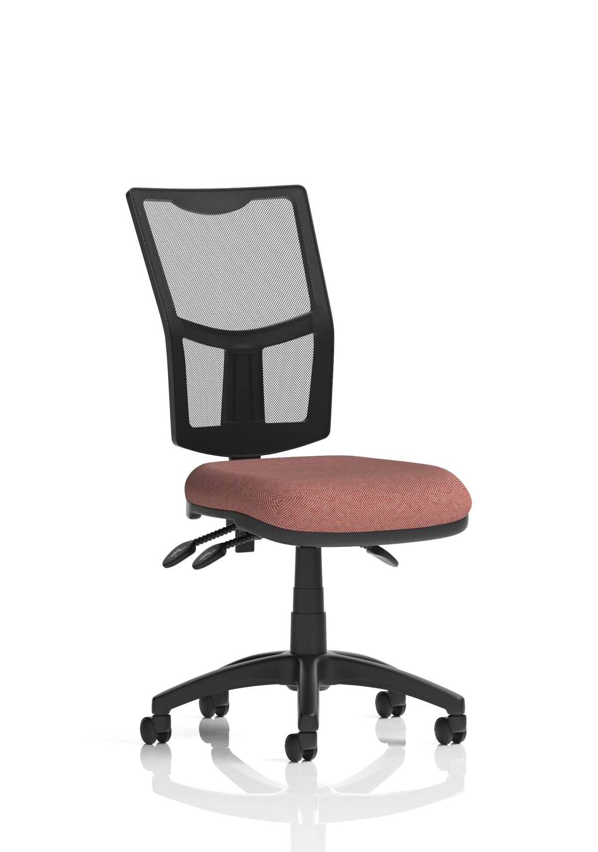 Windham Medium Back Mesh Task Chair | Gas Height | Independent Tilt | Height Adjustable Back Bespoke Rivet Forge None - Industrious Decor