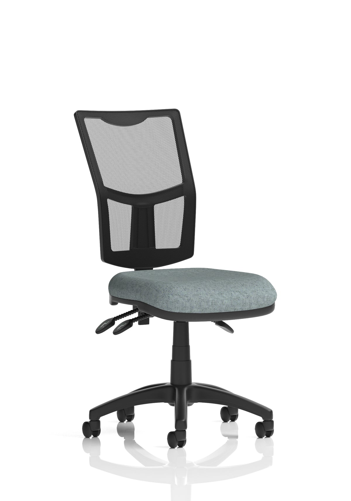 Windham Medium Back Mesh Task Chair | Gas Height | Independent Tilt | Height Adjustable Back Bespoke Rivet Tensile None - Industrious Decor