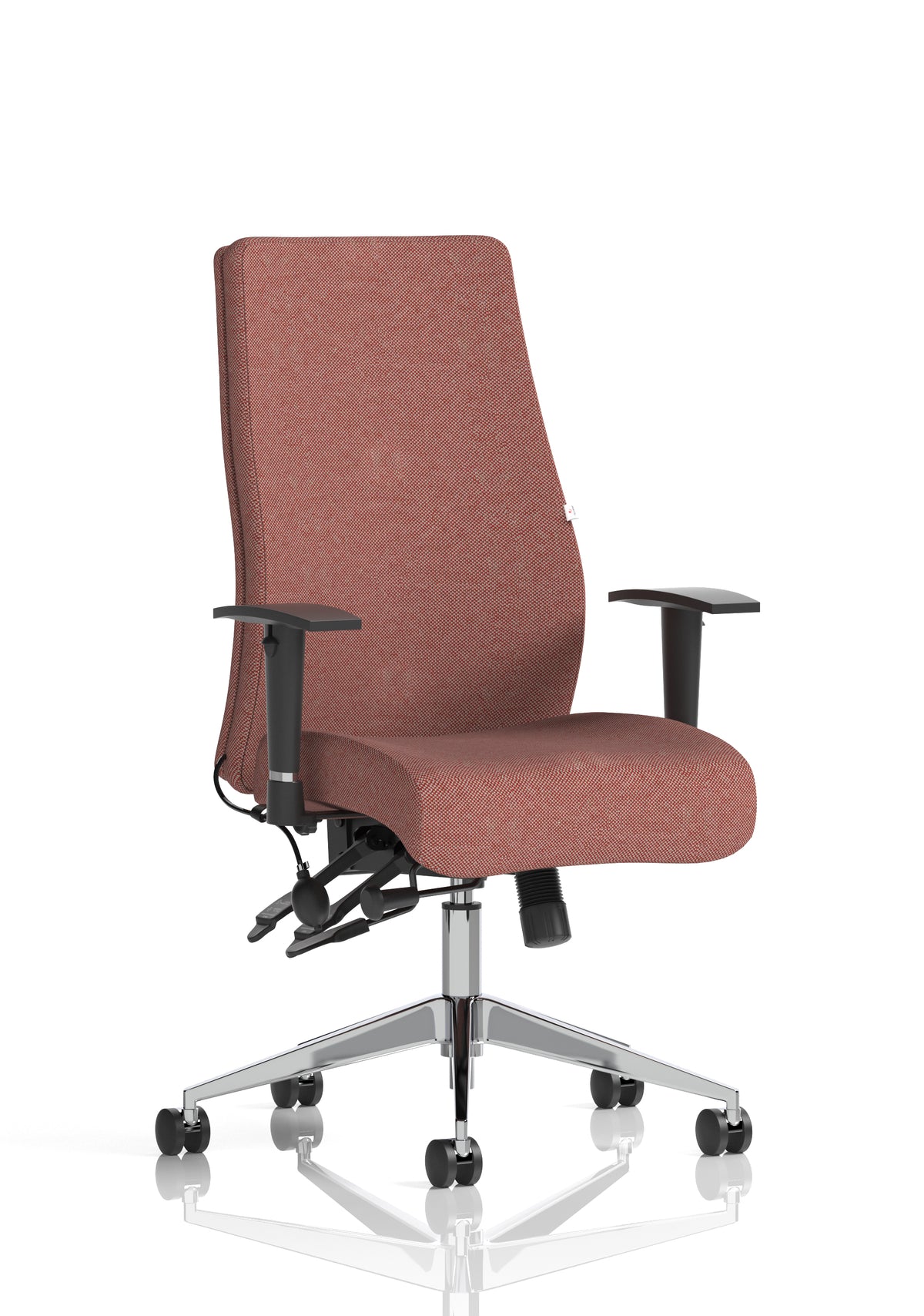 Silverton 24Hr High Back Ergonomic Task Chair | Independent Tilt | Adjustable Lumbar & Headrest Bespoke Rivet Forge Matching Bespoke Colour None - Industrious Decor