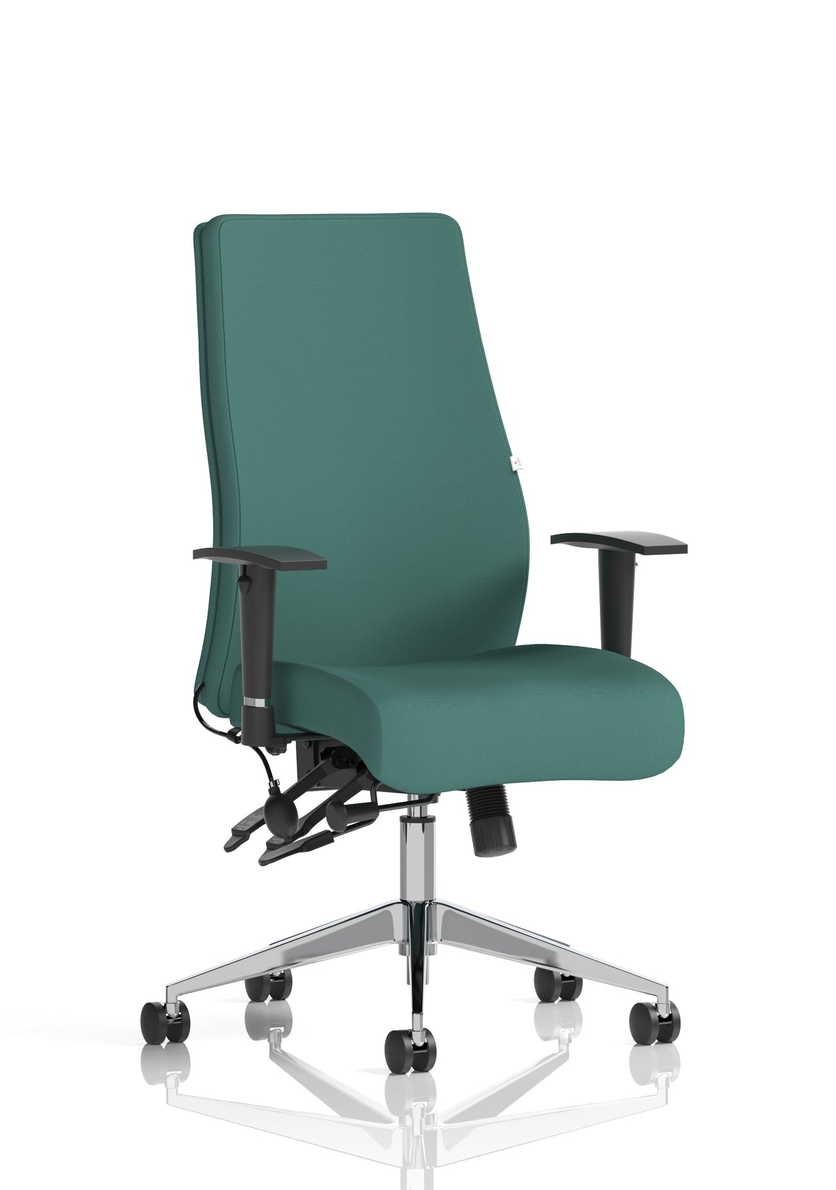 Silverton 24Hr High Back Ergonomic Task Chair | Independent Tilt | Adjustable Lumbar & Headrest Bespoke Quest Kelp Matching Bespoke Colour None - Industrious Decor