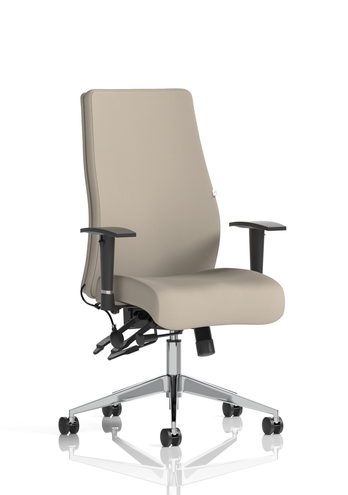 Silverton 24Hr High Back Ergonomic Task Chair | Independent Tilt | Adjustable Lumbar & Headrest Bespoke Quest Salt Matching Bespoke Colour None - Industrious Decor