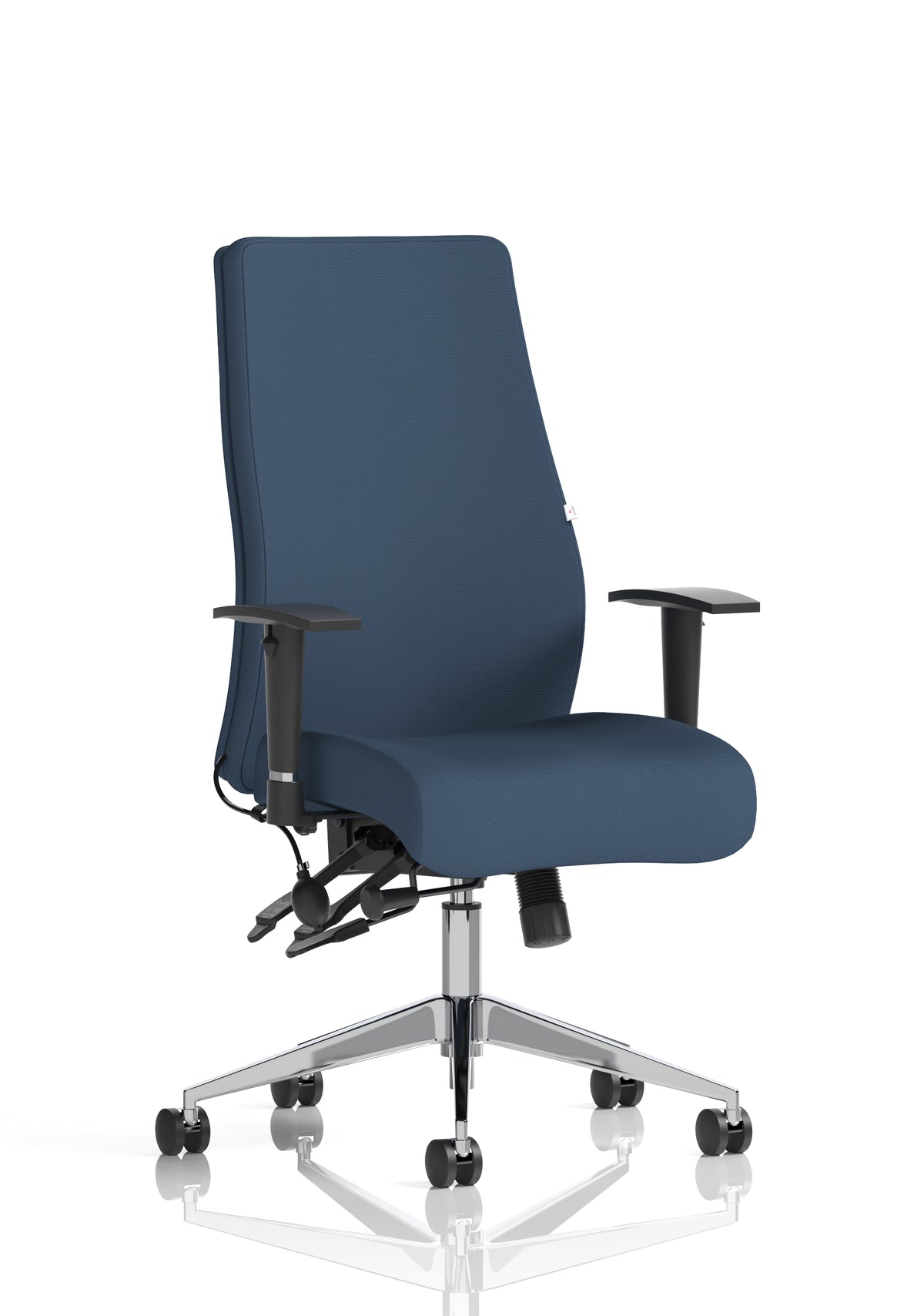 Silverton 24Hr High Back Ergonomic Task Chair | Independent Tilt | Adjustable Lumbar & Headrest Bespoke Quest Whelk Matching Bespoke Colour None - Industrious Decor