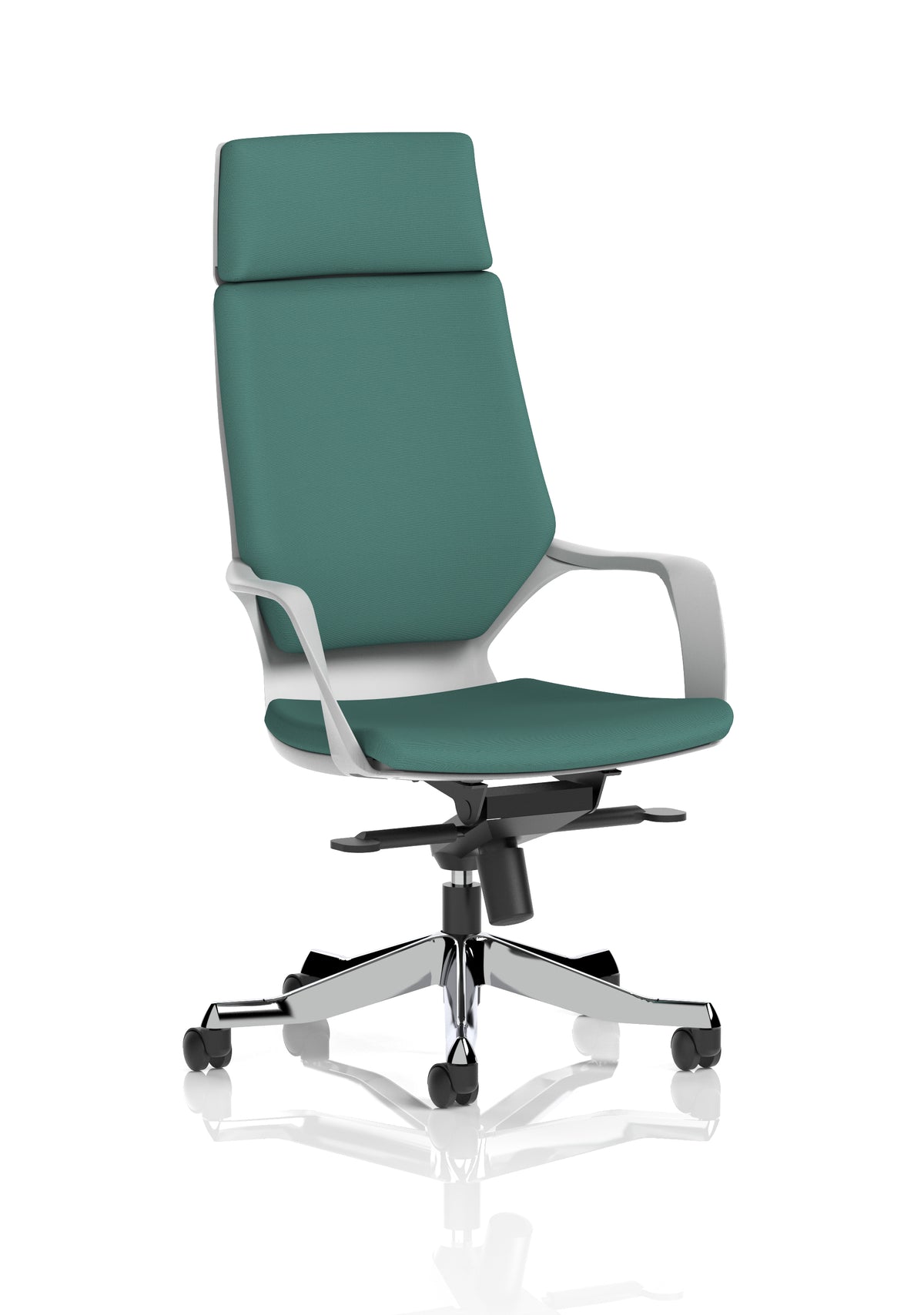 Oakridge High Back Executive Office Chair with Arms Bespoke Quest Kelp - Industrious Decor