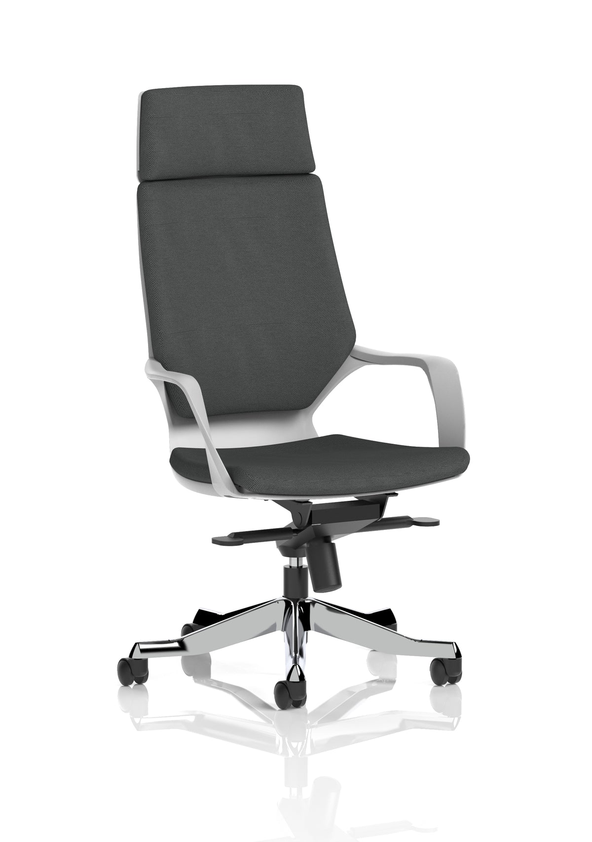 Oakridge High Back Executive Office Chair with Arms Bespoke Quest Mussel - Industrious Decor
