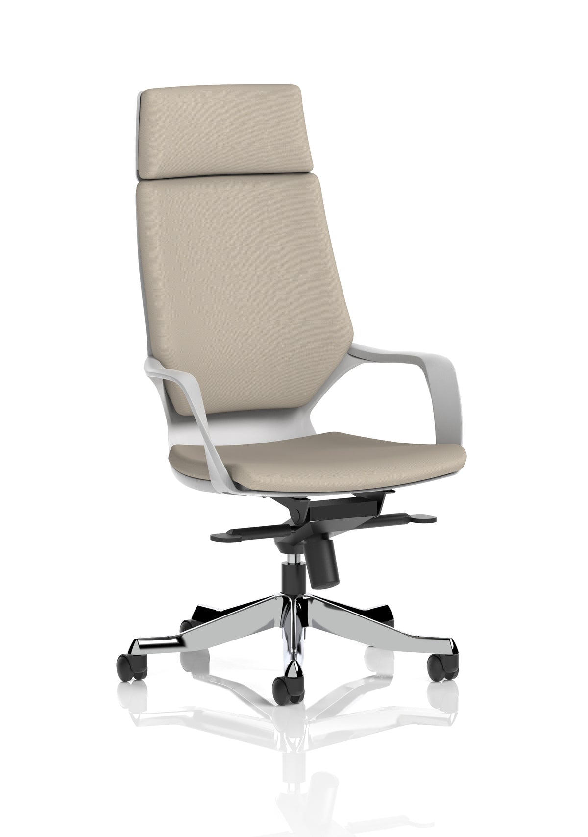 Oakridge High Back Executive Office Chair with Arms Bespoke Quest Salt - Industrious Decor