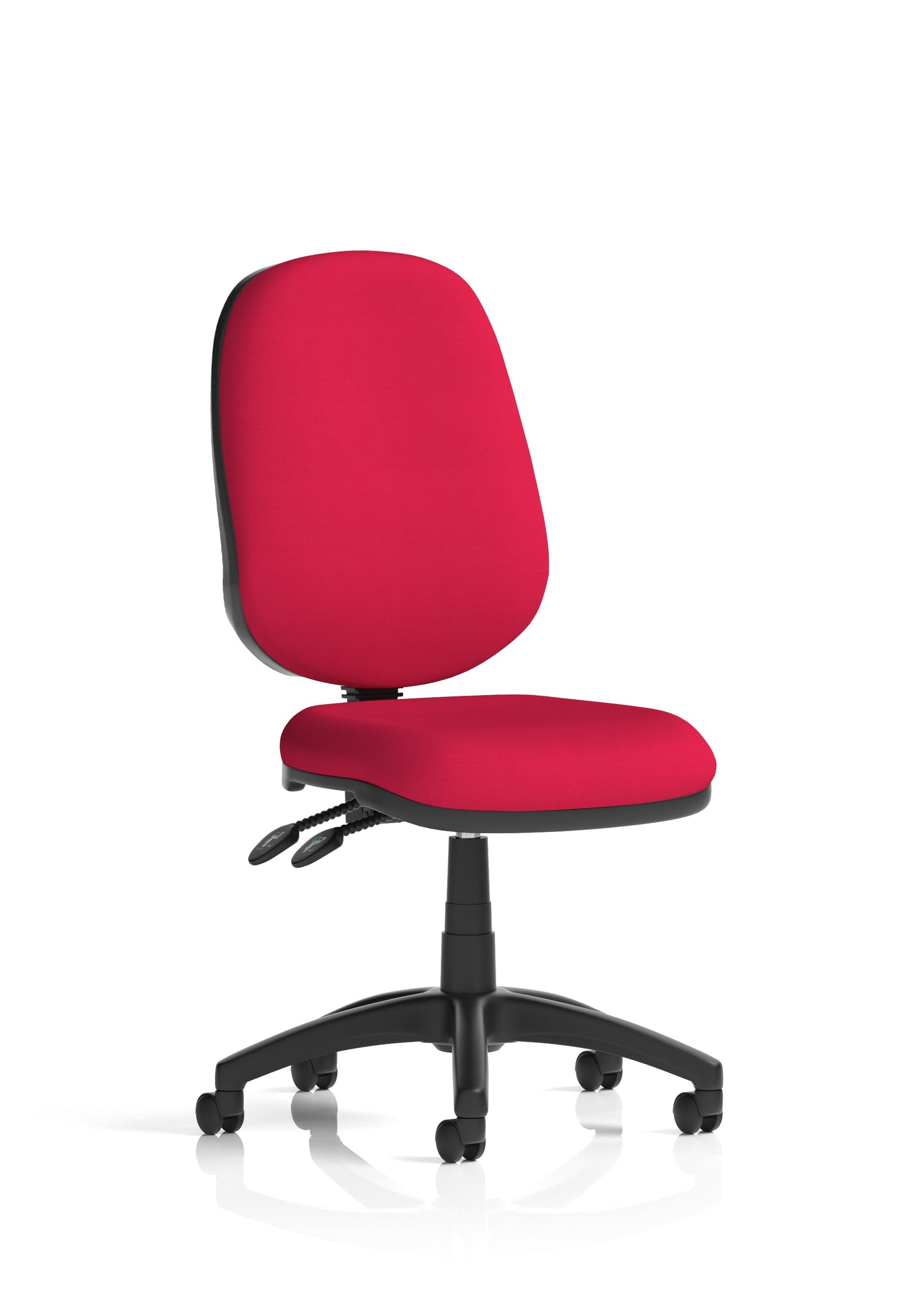 Luna II Lever Task Operator Chair Bergamot Cherry None - Industrious Decor