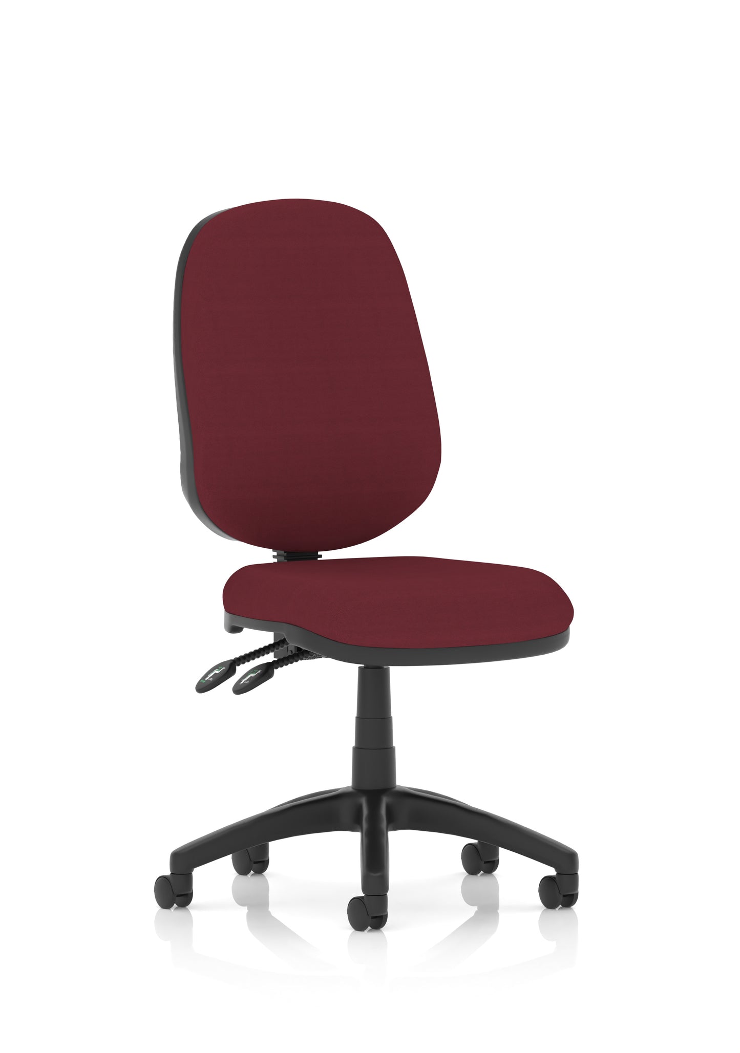 Luna II Lever Task Operator Chair Ginseng Chilli None - Industrious Decor