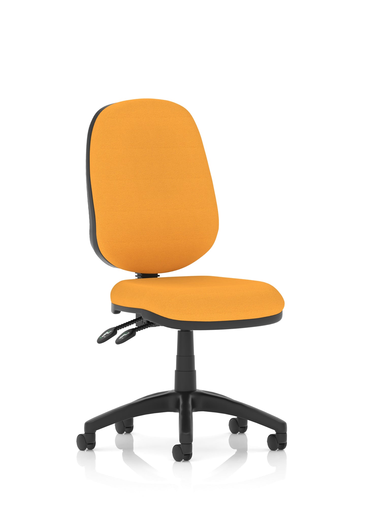 Luna II Lever Task Operator Chair Senna Yellow None - Industrious Decor