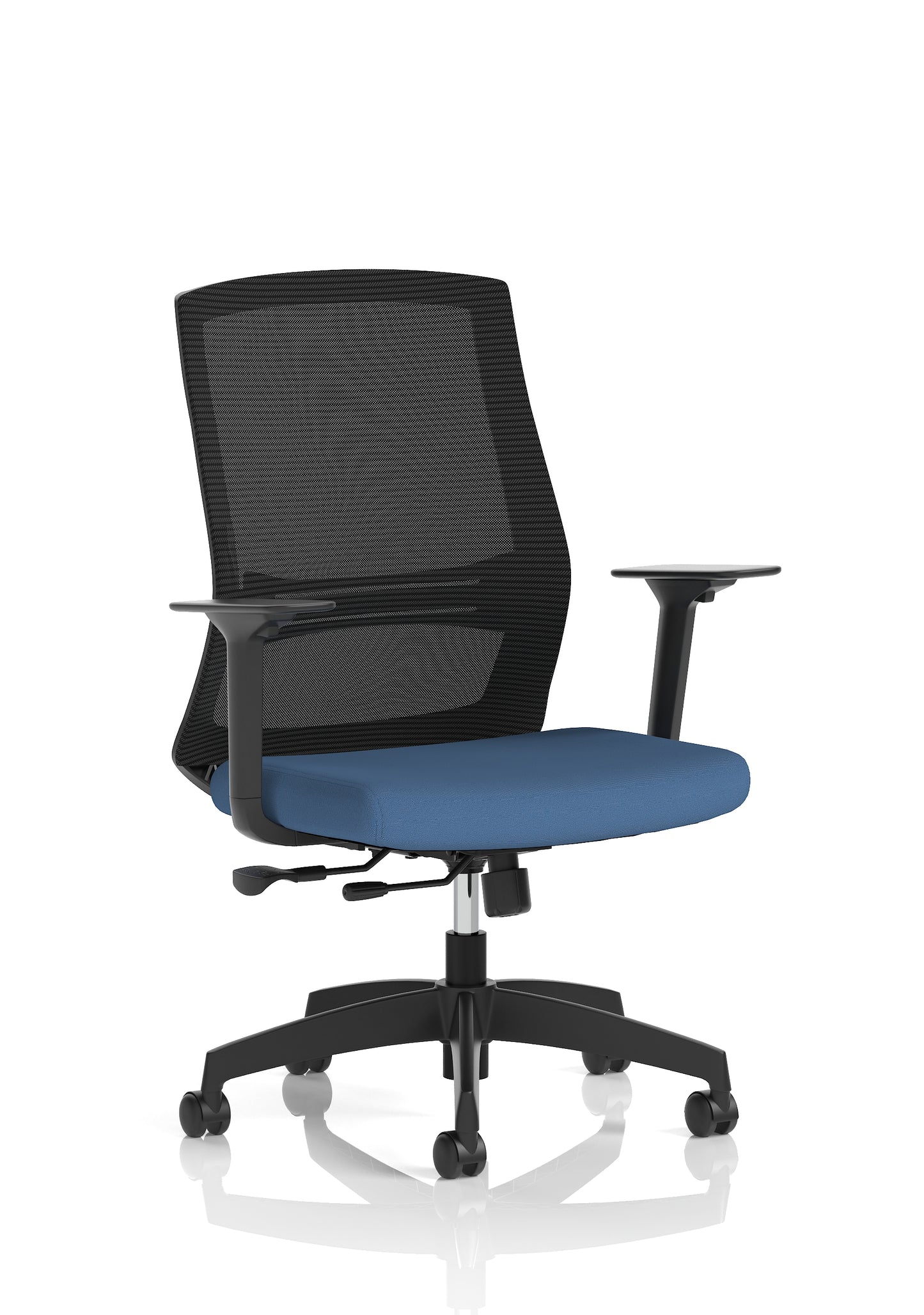 Ventra Mesh Back Task Operator Office Chair Height Adjustable Arms Bespoke Quest Limpet None - Industrious Decor