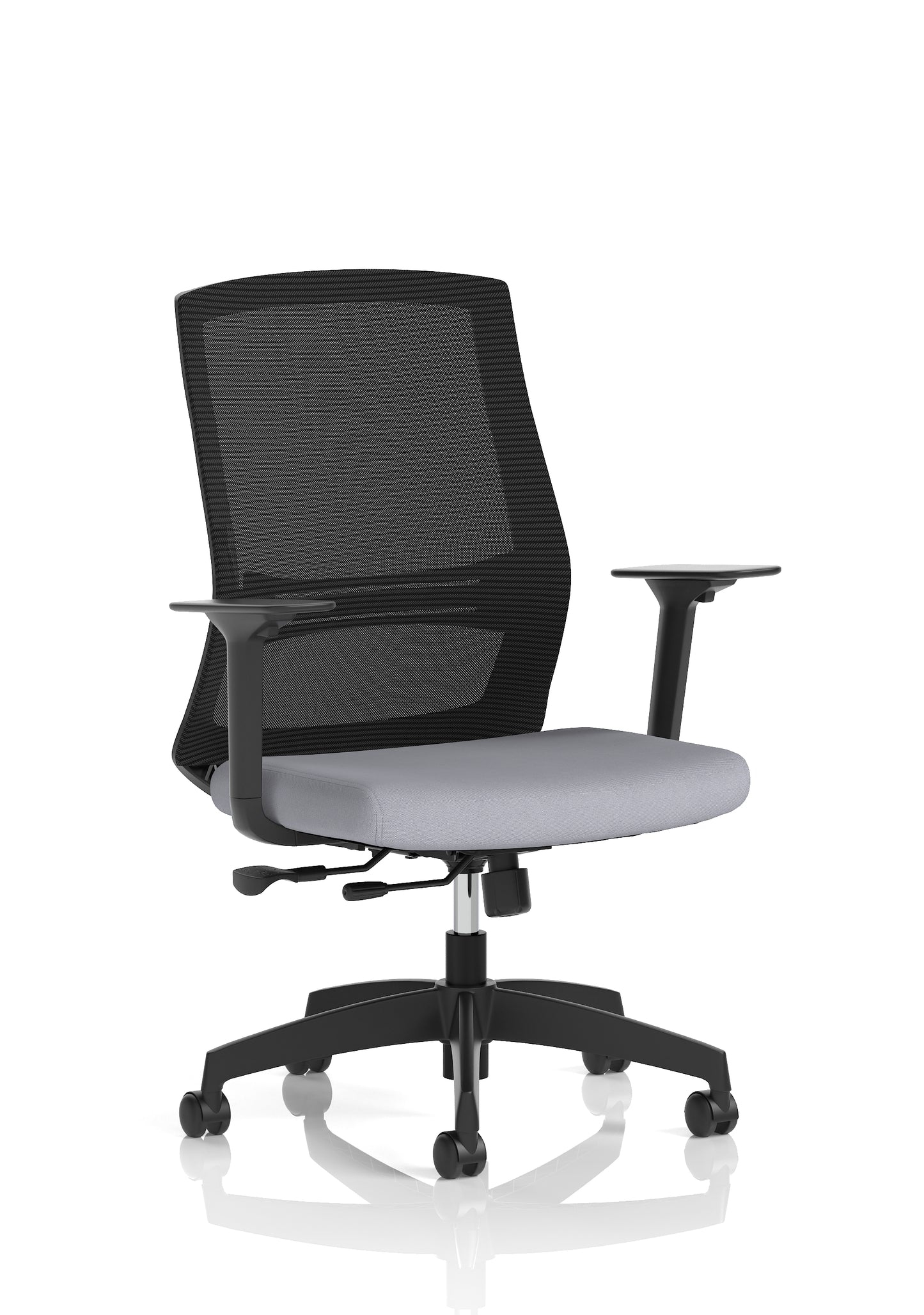 Ventra Mesh Back Task Operator Office Chair Height Adjustable Arms Bespoke Quest Shell None - Industrious Decor