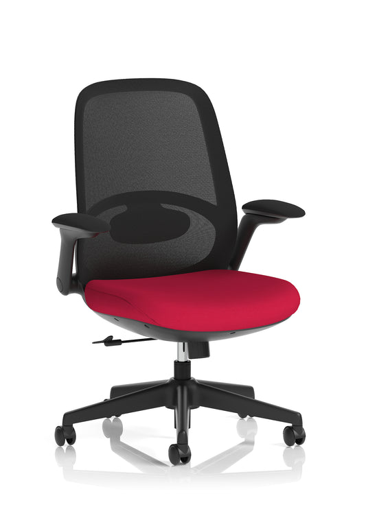 Crew 2 Task Operator Mesh Back Chair Bespoke Bergamot Cherry - Industrious Decor