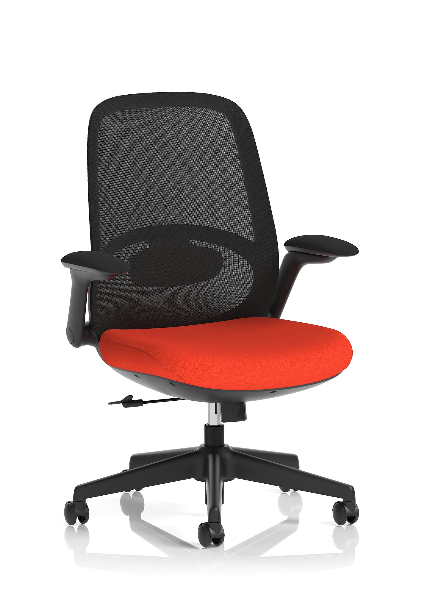 Crew 2 Task Operator Mesh Back Chair Bespoke Tabasco Orange - Industrious Decor