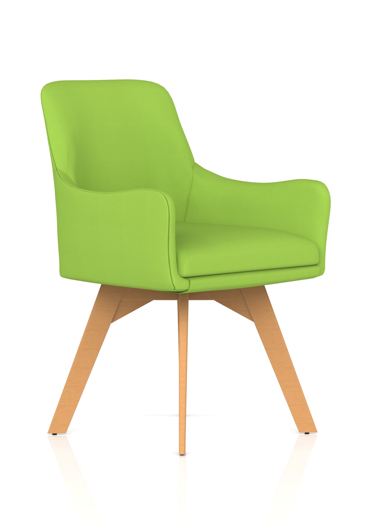 Marden Bespoke Upholstered Visitor Chair Bespoke Myrrh Green - Industrious Decor