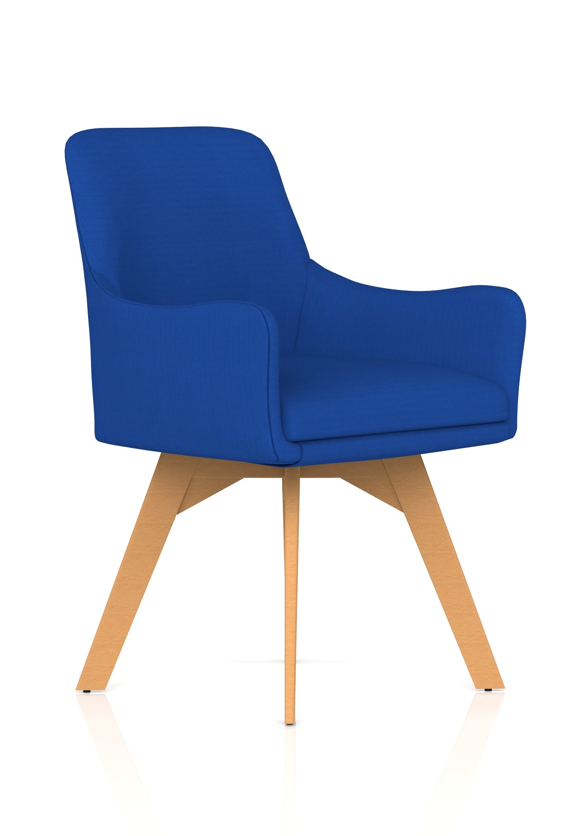 Marden Bespoke Upholstered Visitor Chair Bespoke Stevia Blue - Industrious Decor