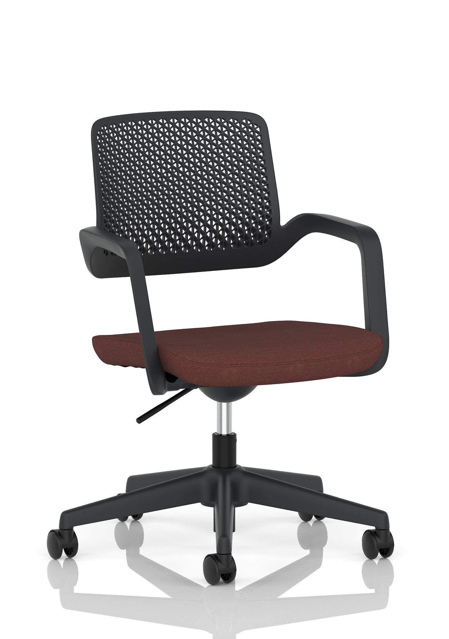 Cosmo Task Operator Chair Black Bespoke Rivet Forge - Industrious Decor