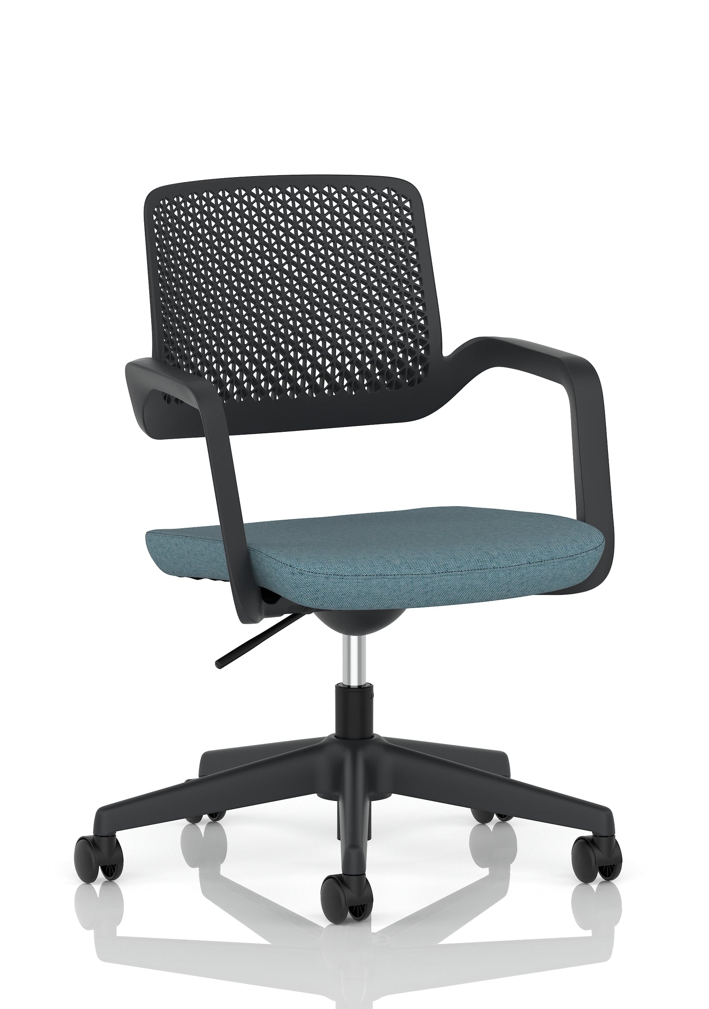 Cosmo Task Operator Chair Black Bespoke Rivet Quench - Industrious Decor