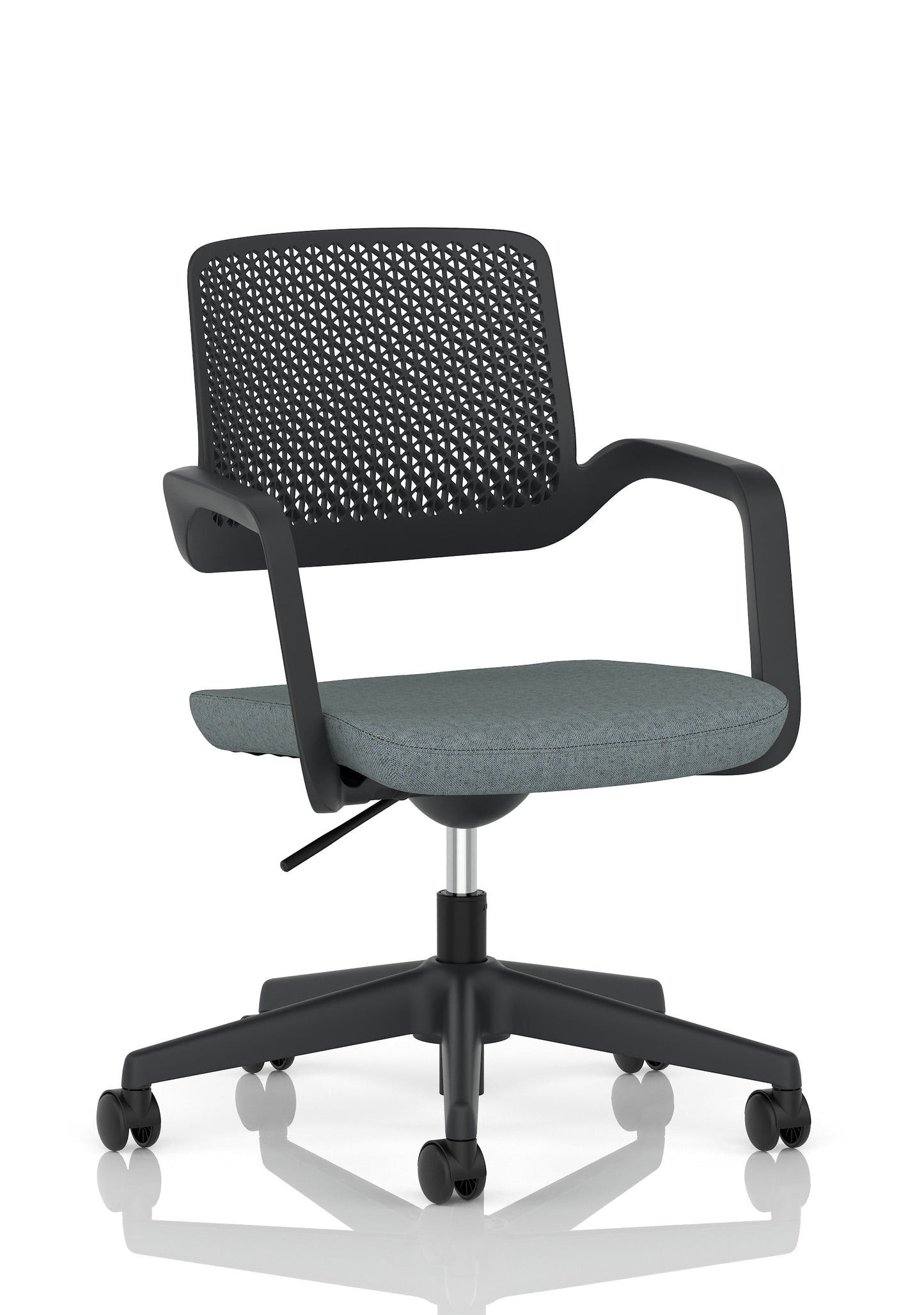 Cosmo Task Operator Chair Black Bespoke Rivet Tensile - Industrious Decor