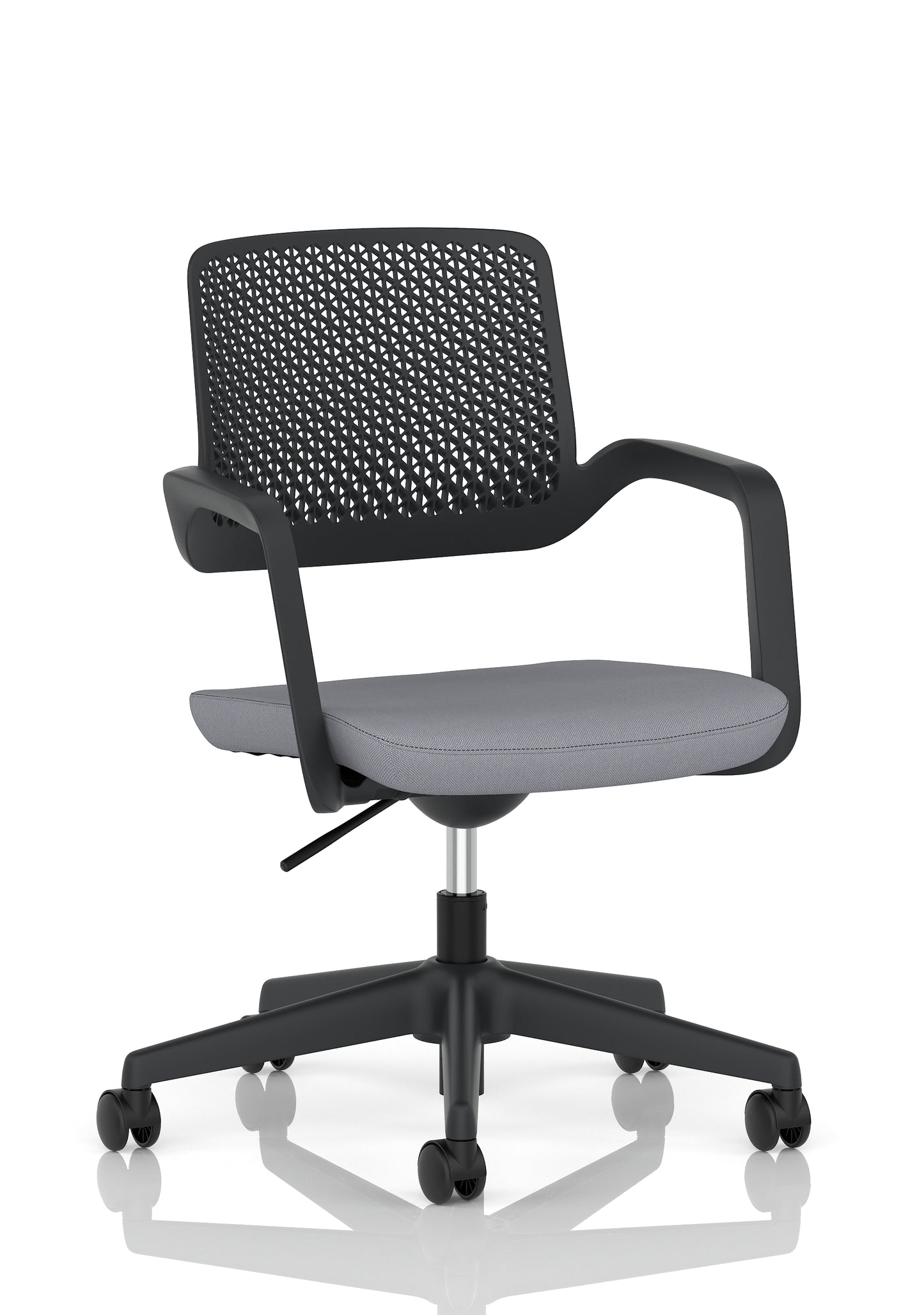 Cosmo Task Operator Chair Black Bespoke Quest Shell - Industrious Decor