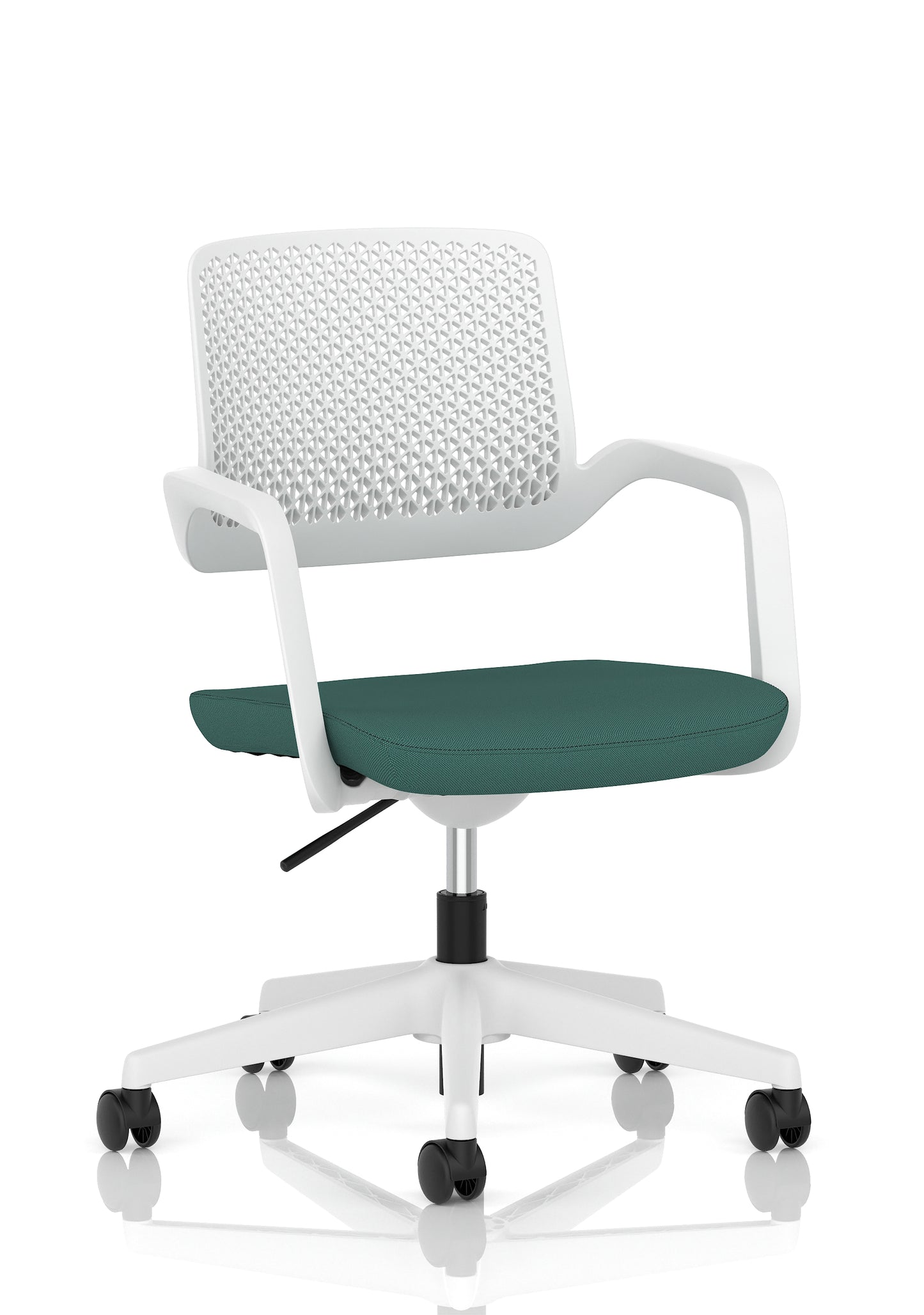 Cosmo Task Operator Chair White Bespoke Quest Kelp - Industrious Decor