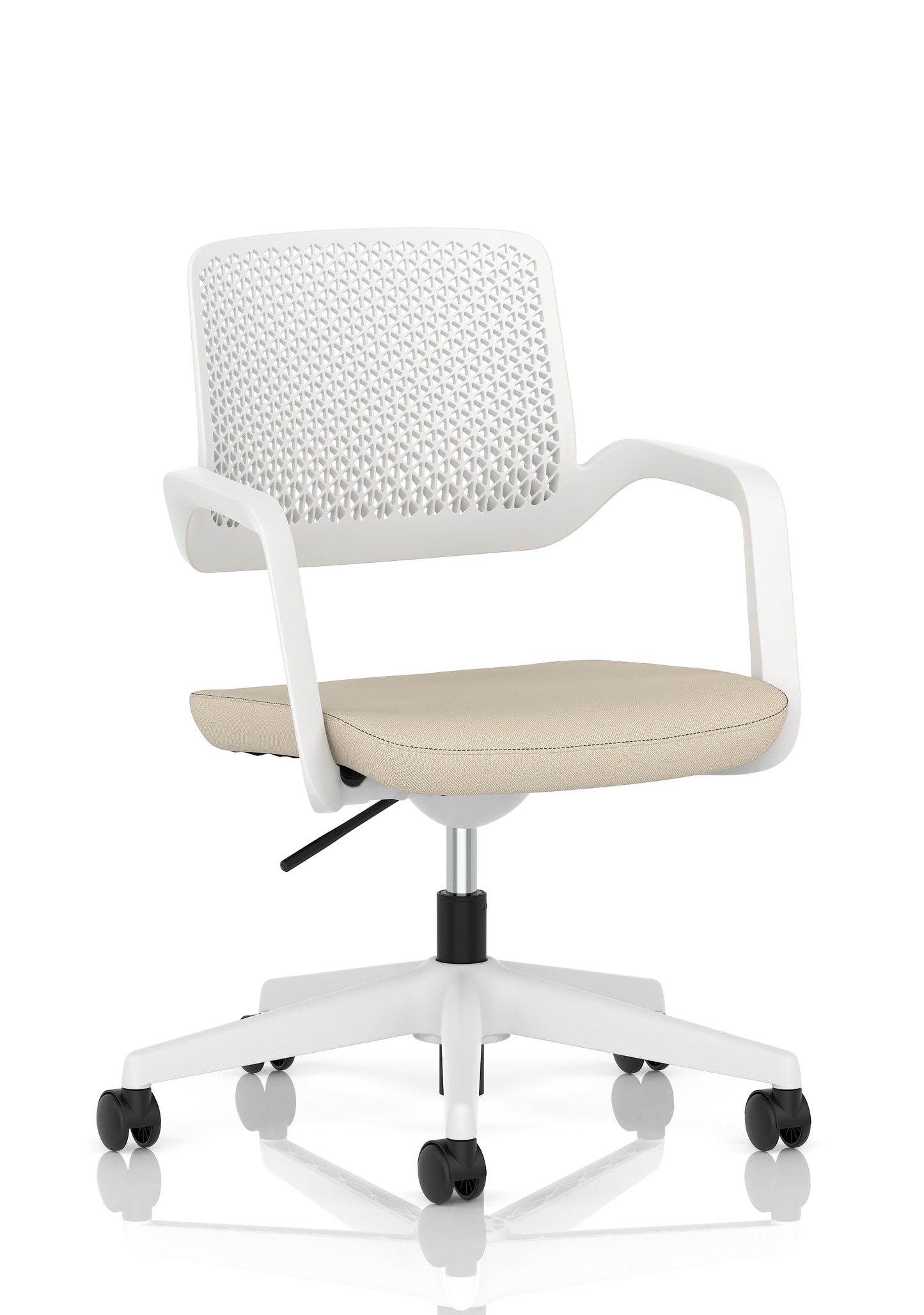 Cosmo Task Operator Chair White Bespoke Quest Salt - Industrious Decor